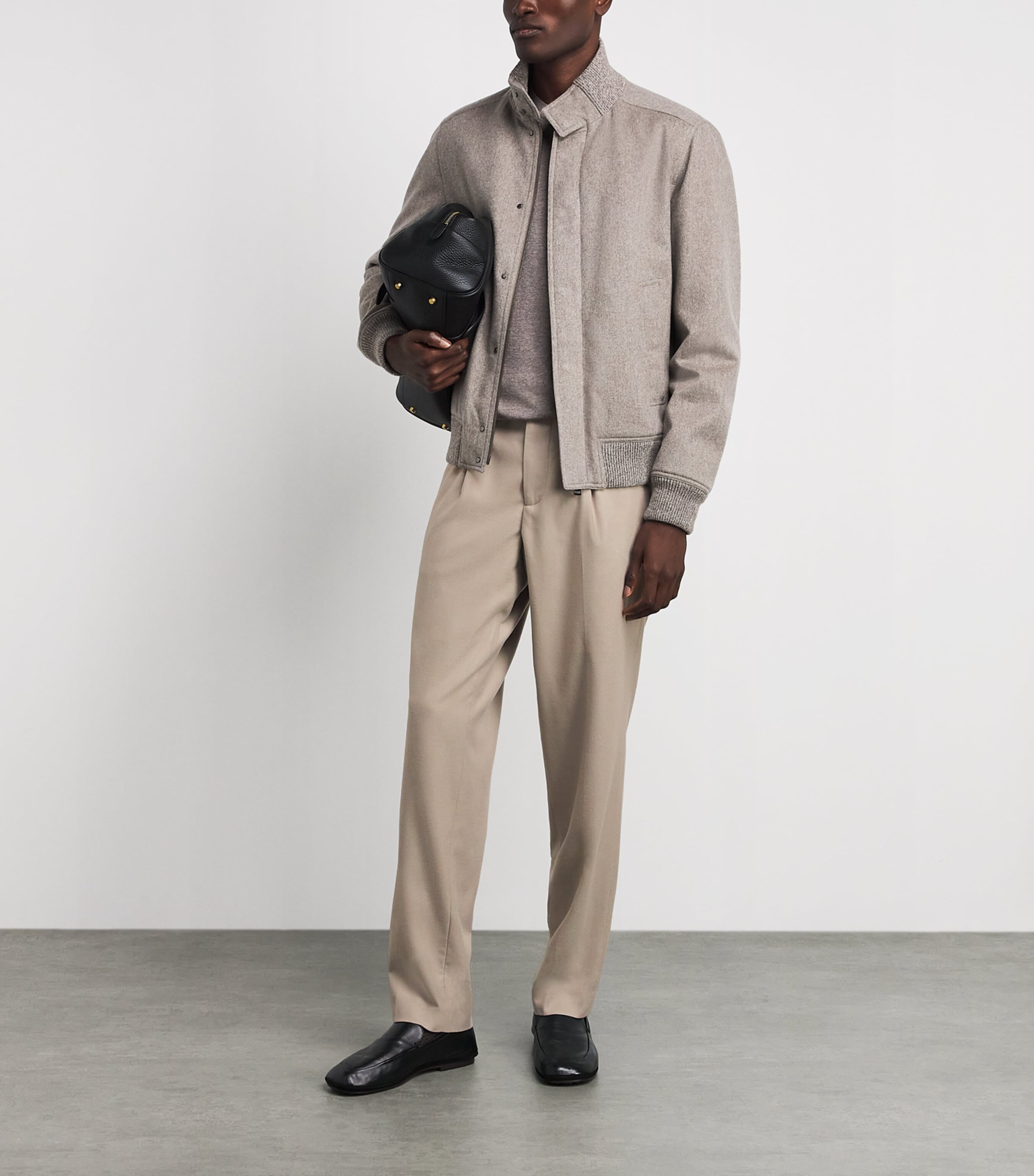 Colombo Mens Kid Wool 12.8 Louis Chinos Light Beige Image 2