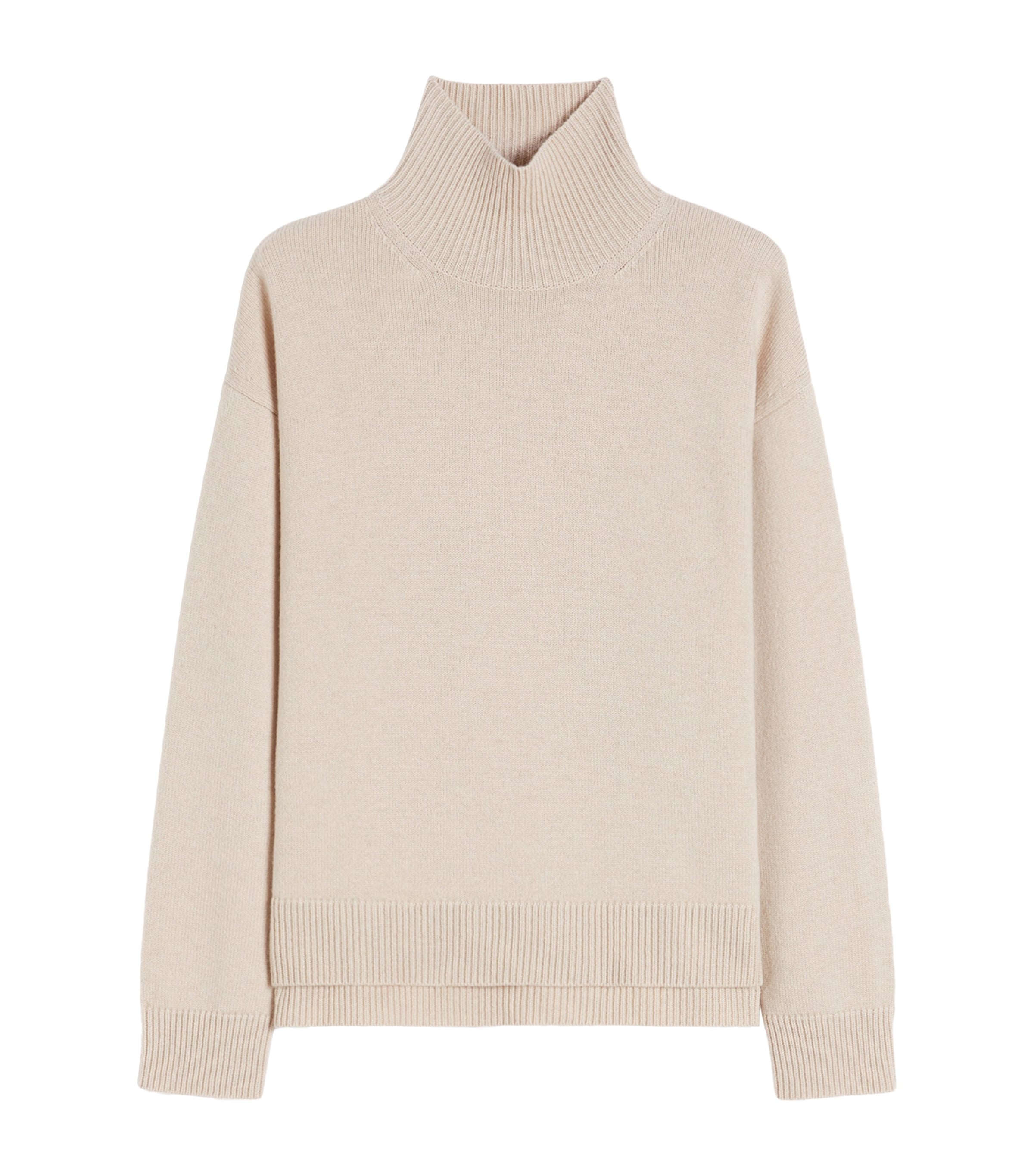 Virgin Wool-Cashmere Sweater WHITE Image 1