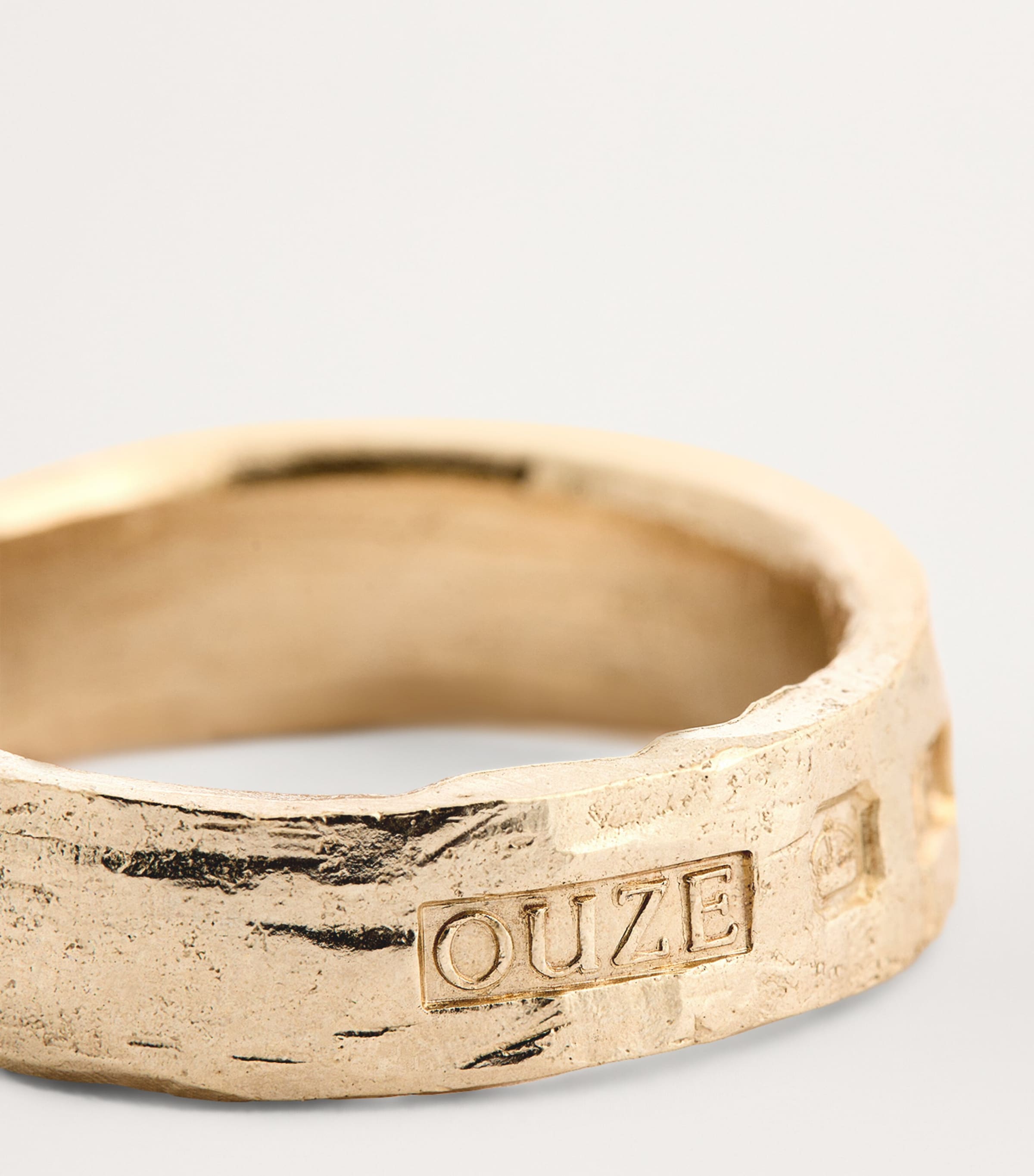 Yellow Gold Hallmark Band Ring GOLD Image 4