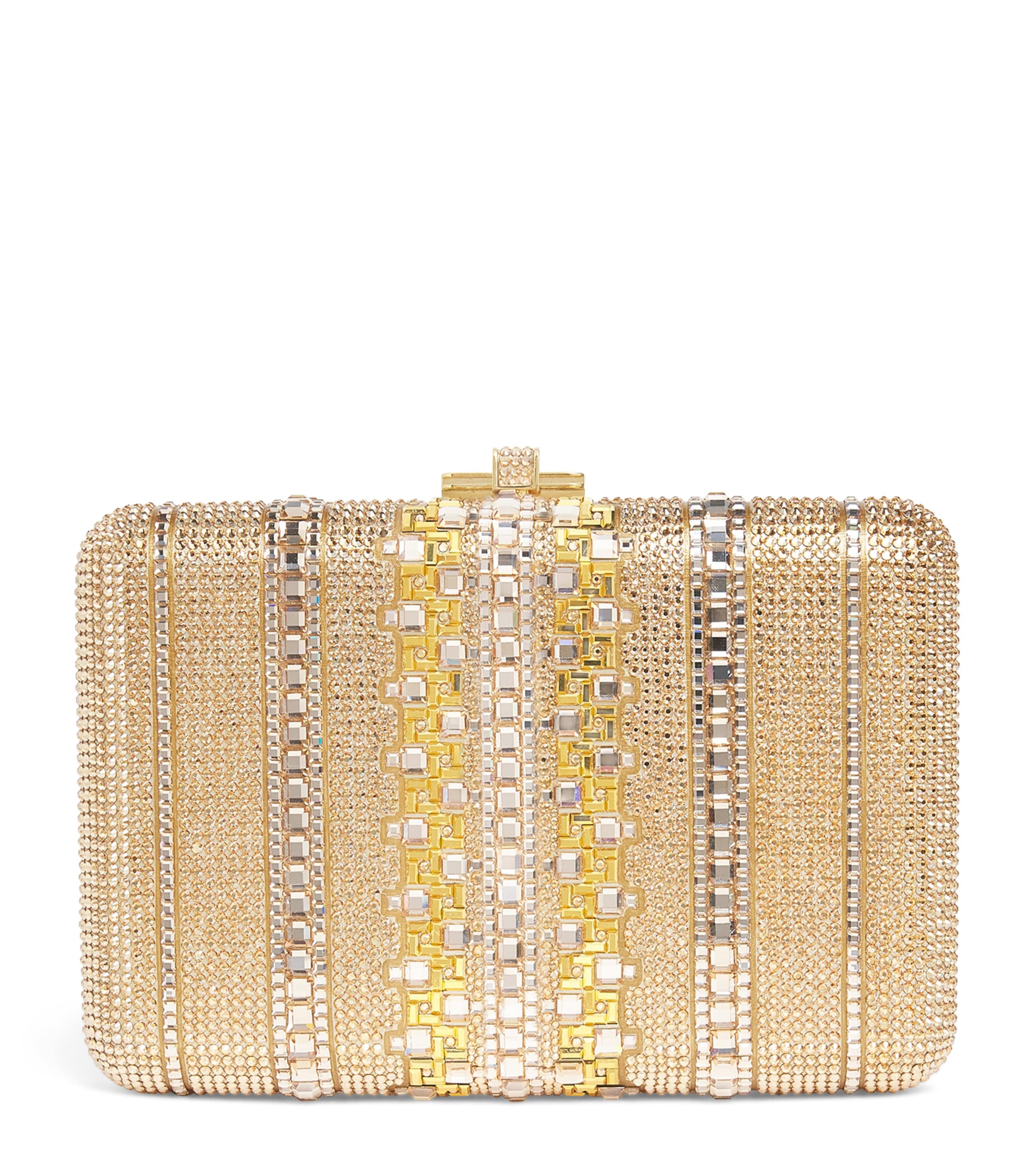 Crystal Lattice Slim Slide Clutch Bag CPRMT CHAM PROS MLT Image 1