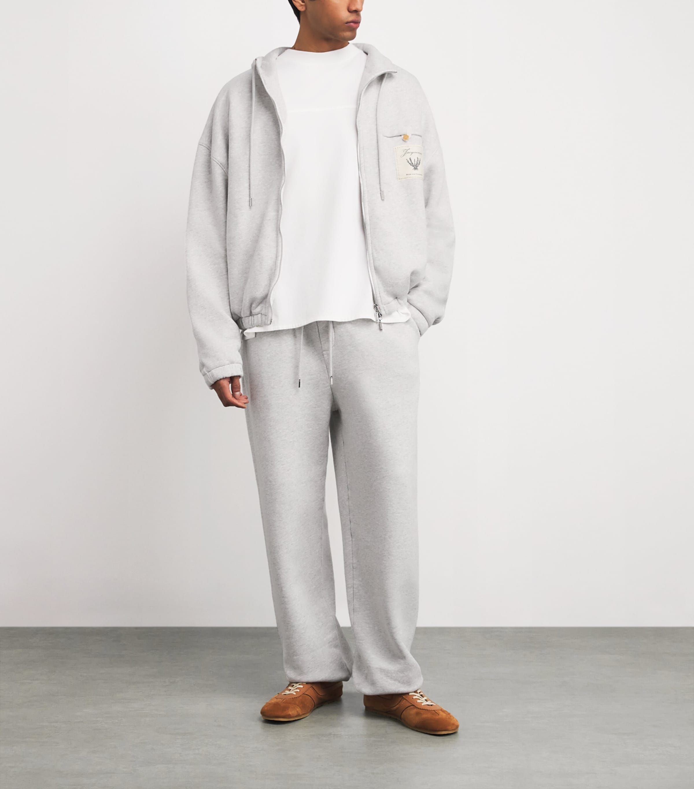 Cotton Torneo Hoodie ROSEMARY LBL GRY-9CI Image 2