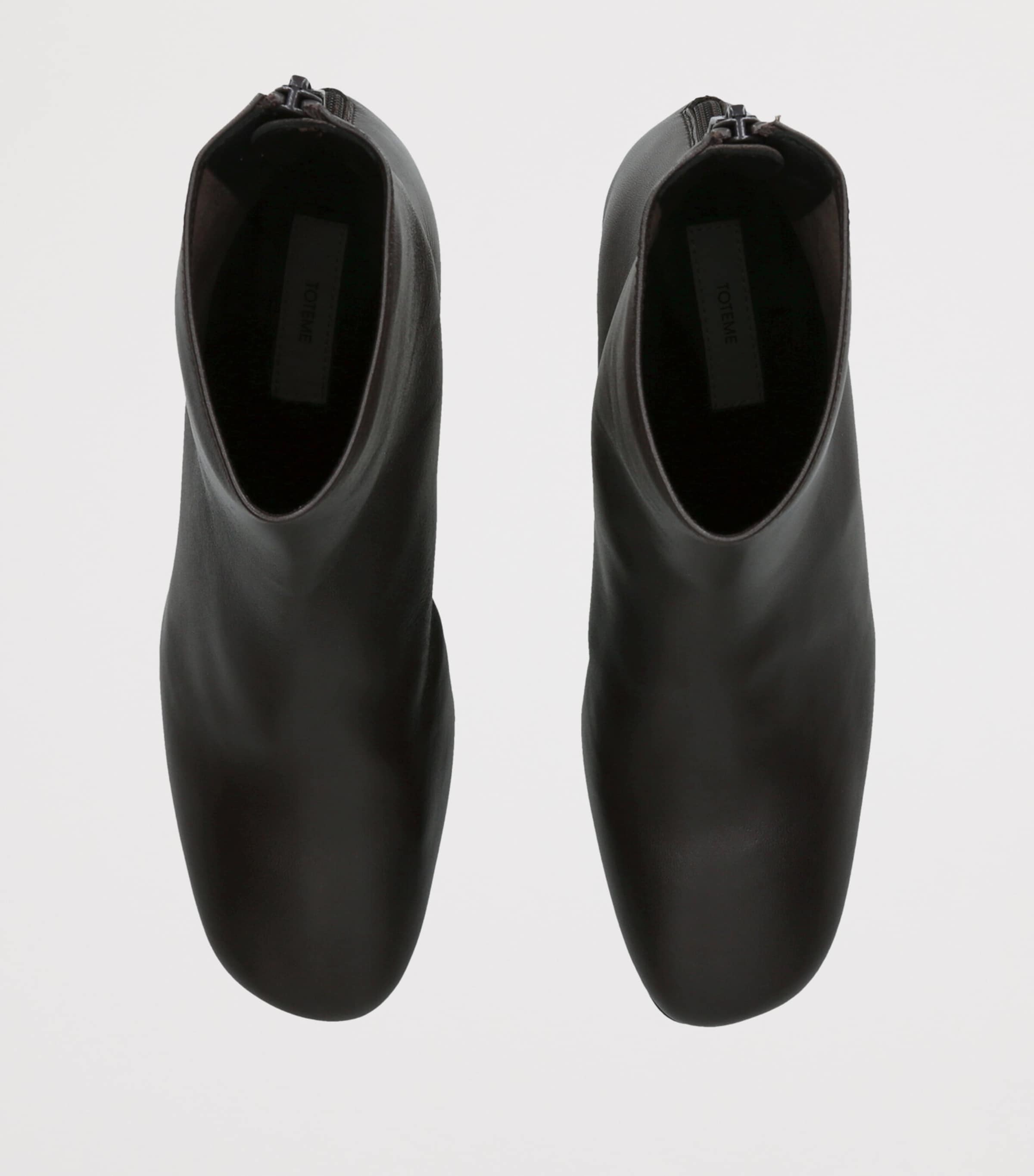 Toteme Leather Ankle Boots 60 Black Image 3