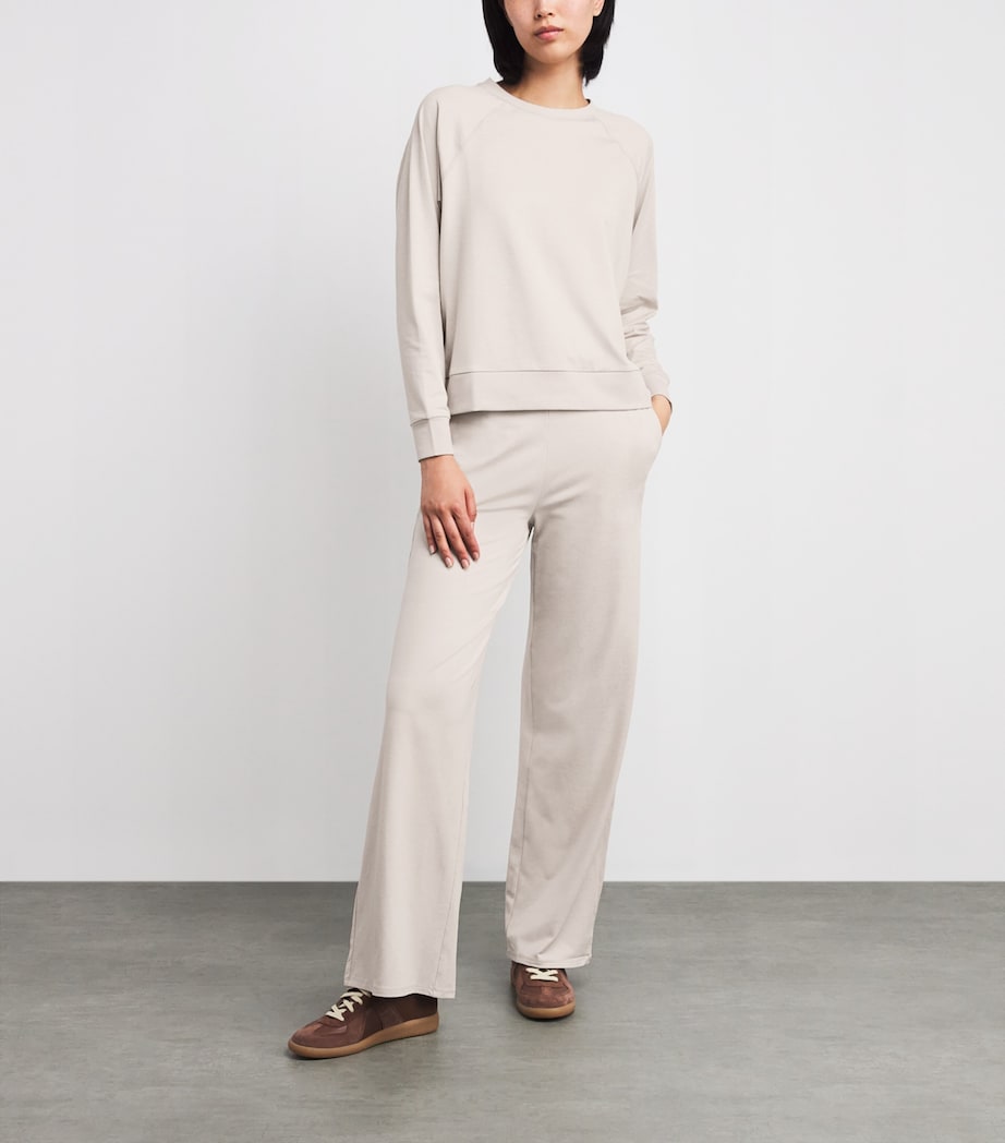 DreamKnit Halo Essentials Sweatpants HEE ECRU HEATHE Image 2