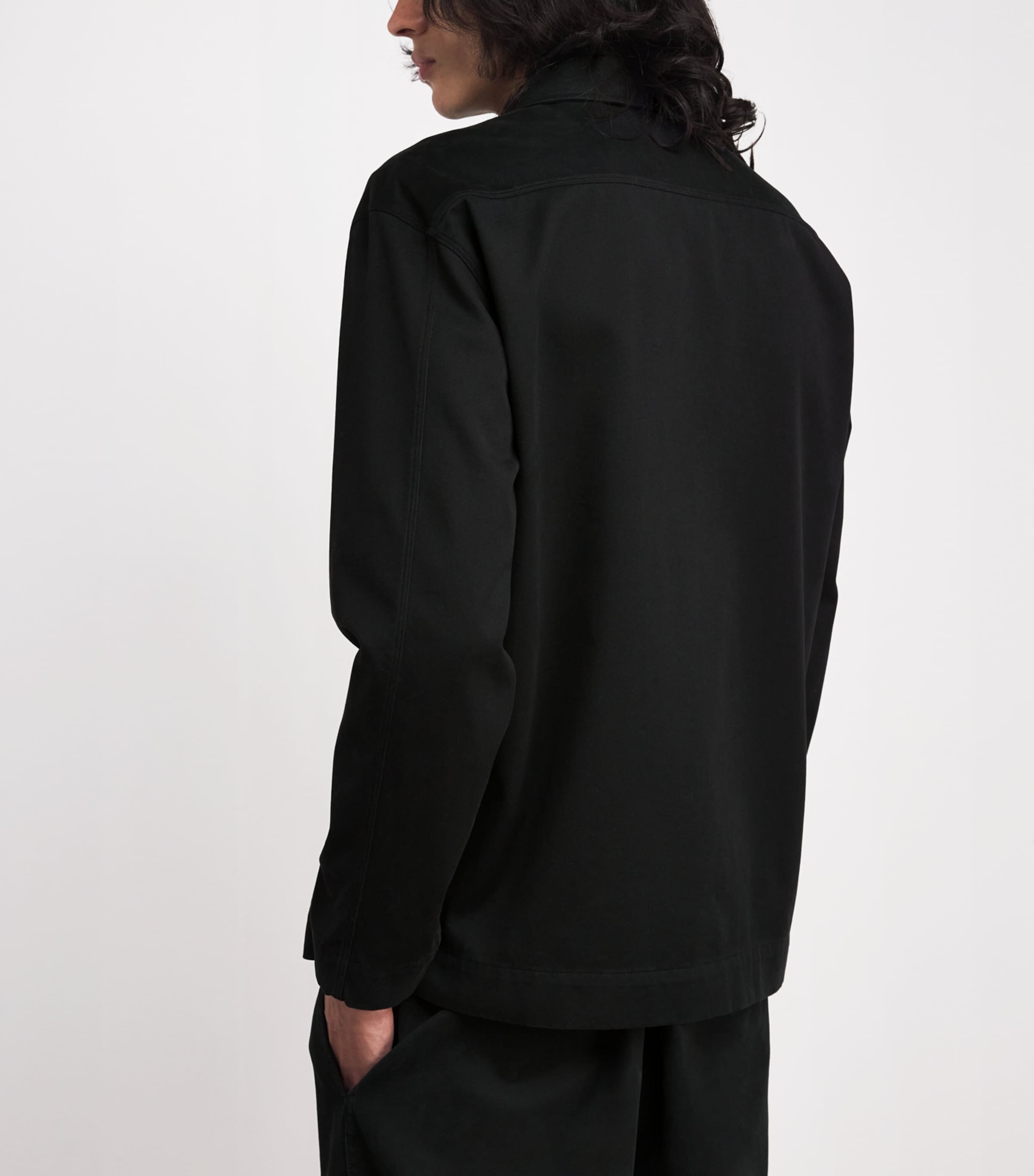 Samir Cotton Jacket BLACK Image 4