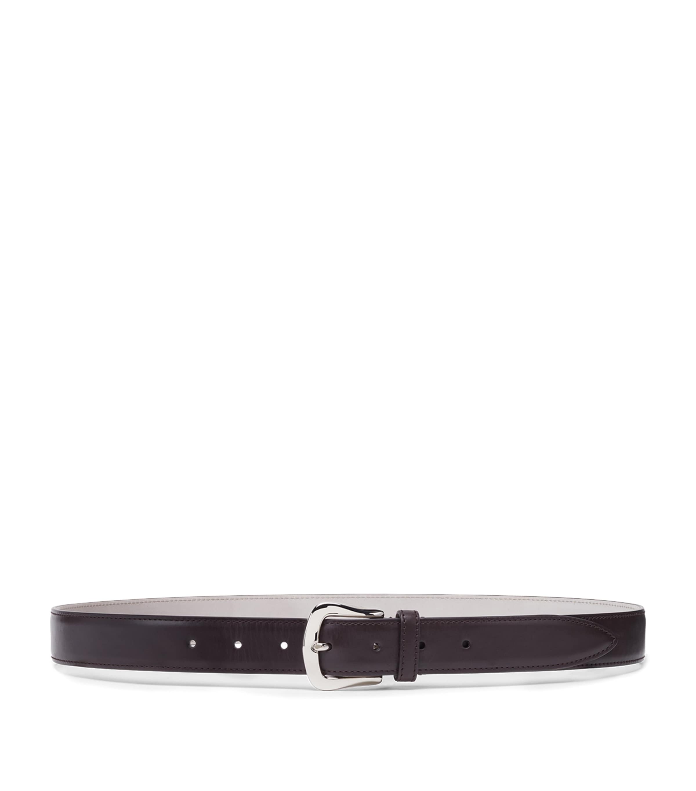Brunello Cucinelli Leather Belt In Brown