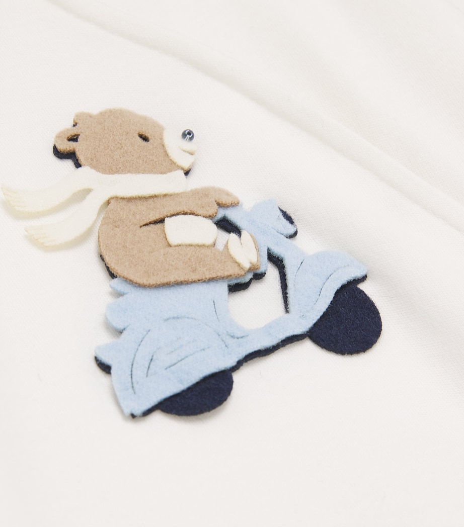 Cotton Biker Bear All-In-One (1-12 Months) K0 PANNA Image 3