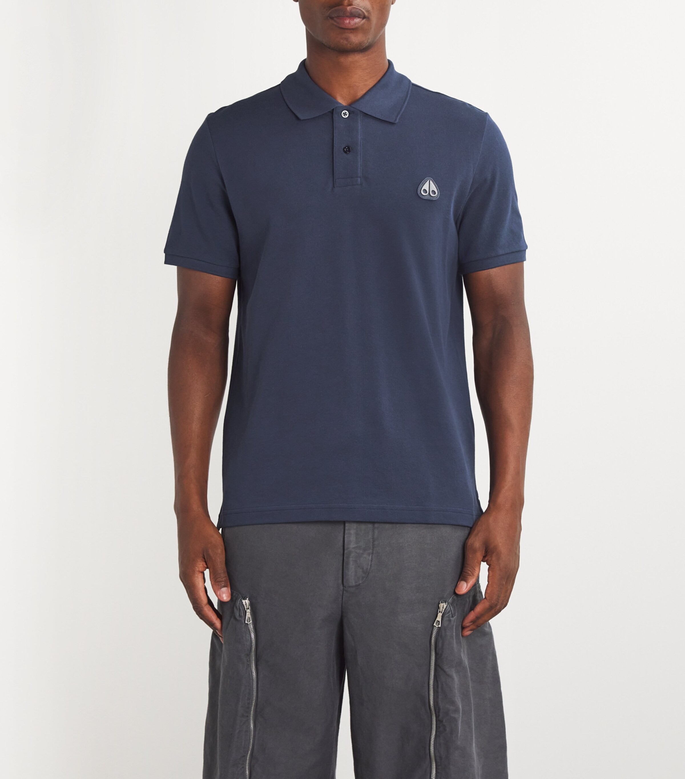 Logo Polo Shirt 833 - NAVY Image 3