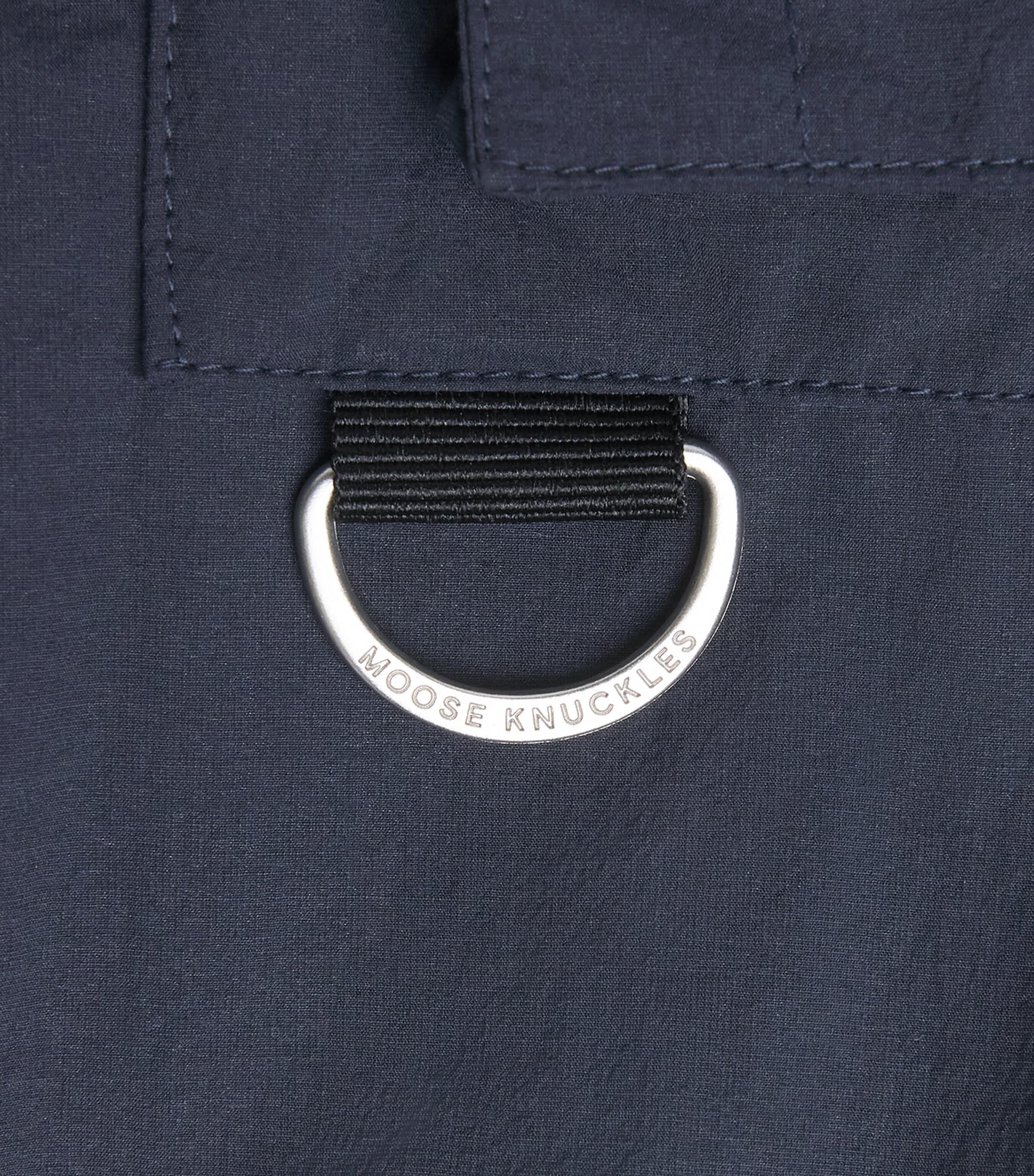 Courville Crinkle Bomber Jacket 833 NAVY Image 5