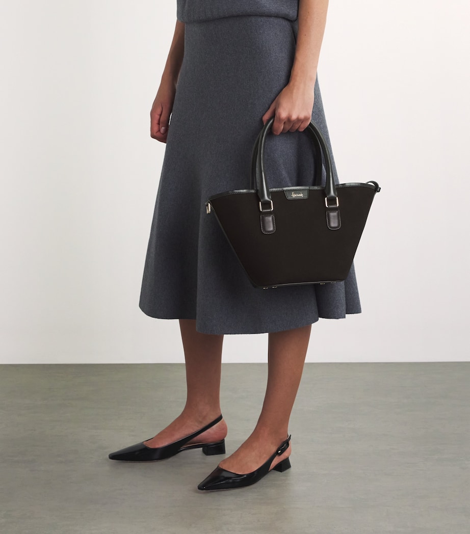 Grab Canvas Slouchy Tote Bag BLACK Image 5