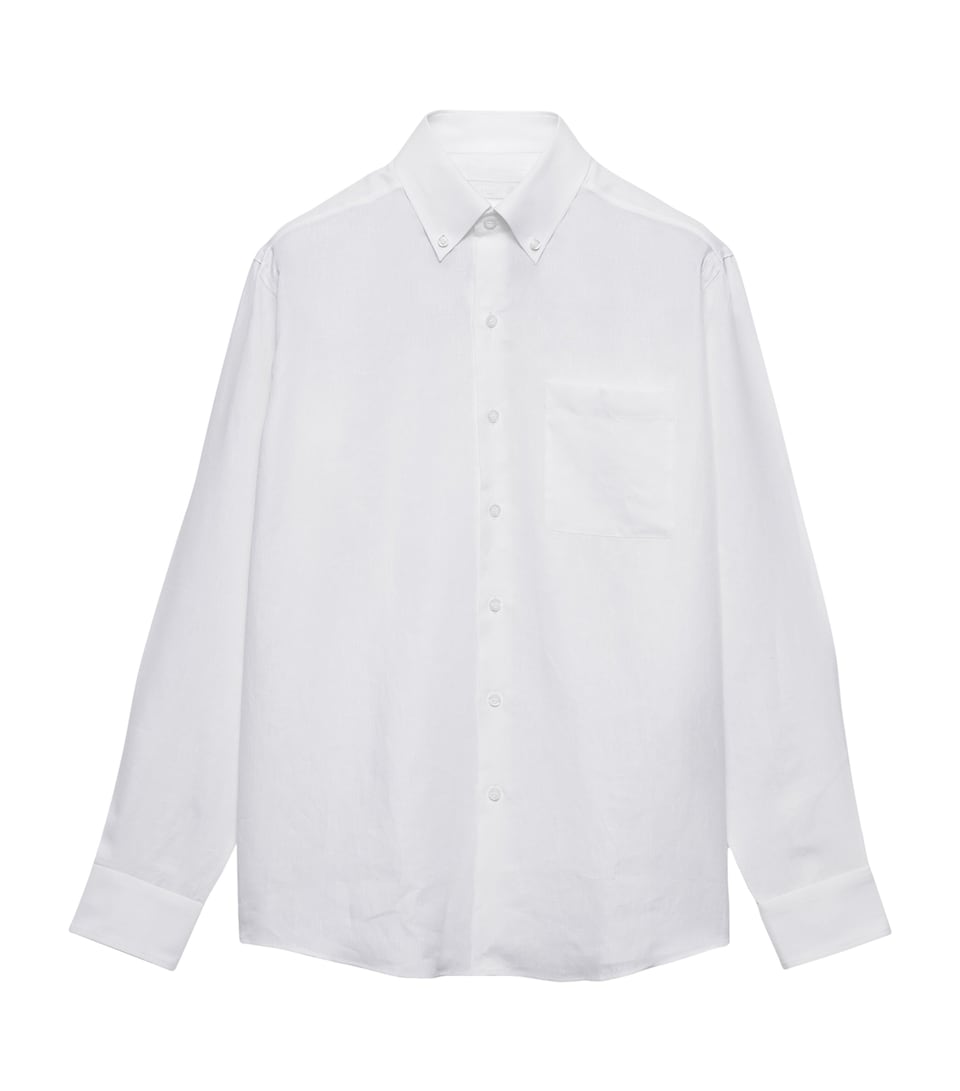 Prada Linen Shirt White