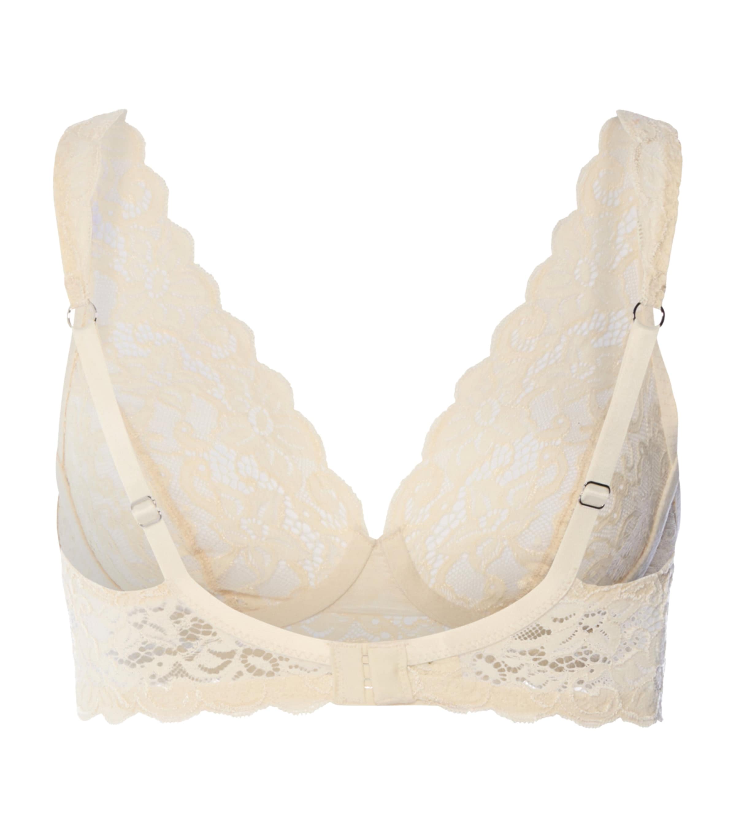 Hanro Womens Lace Moments Bra Summer Sand Image 5
