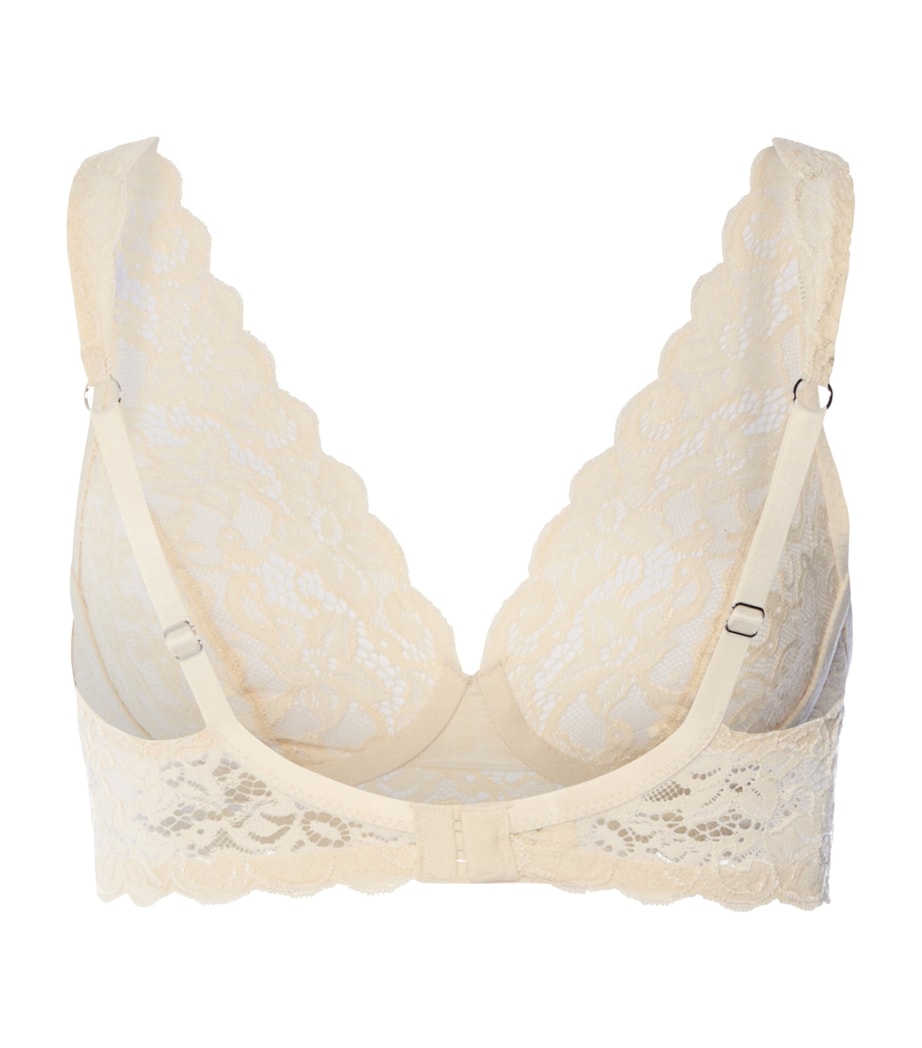 Hanro Womens Lace Moments Bra Summer Sand Image 5