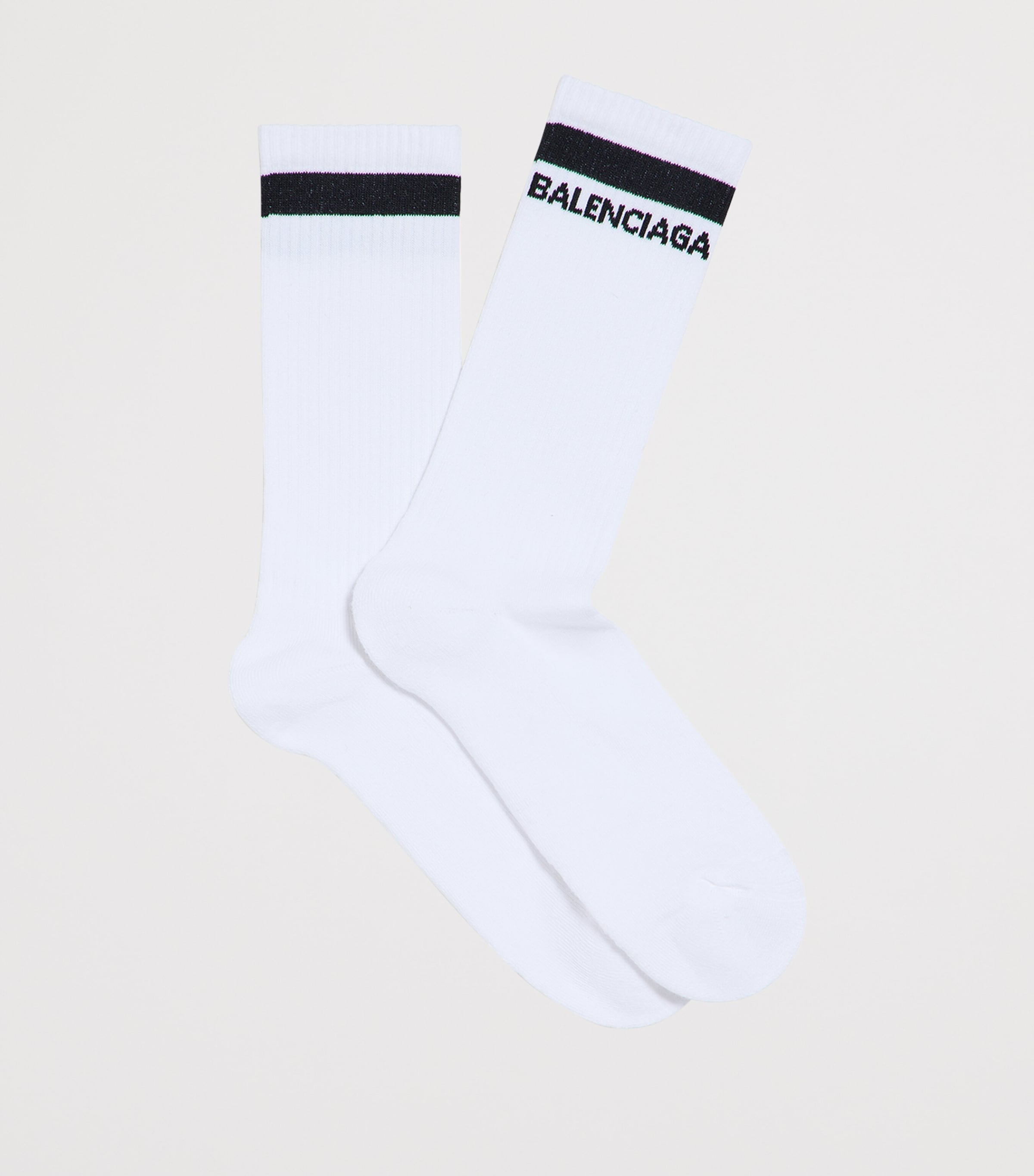 Balenciaga Mens Logo Socks Image 2