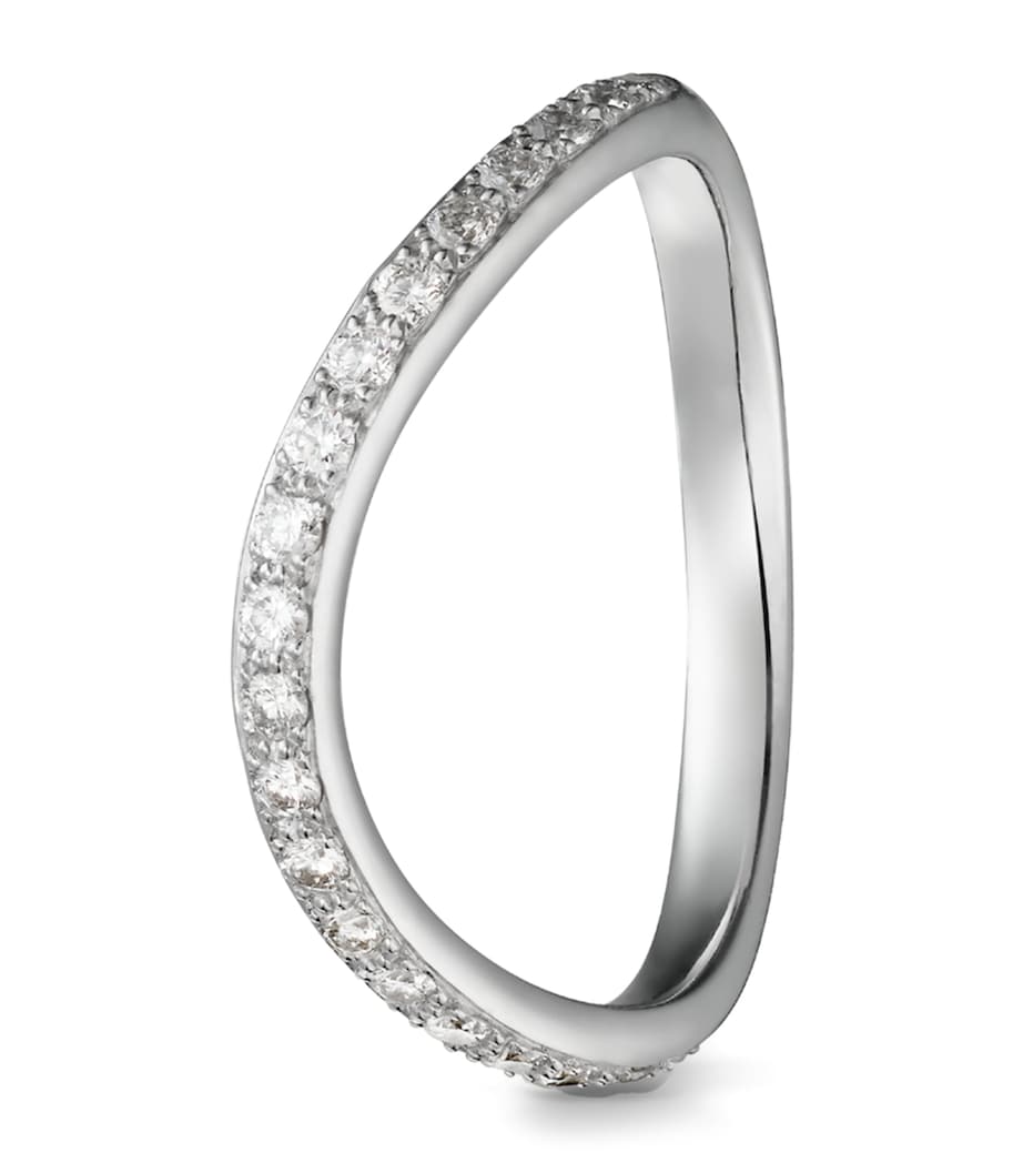 Cartier Platinum and Diamond Trinity Ruban Wedding Band Platinum Image 1