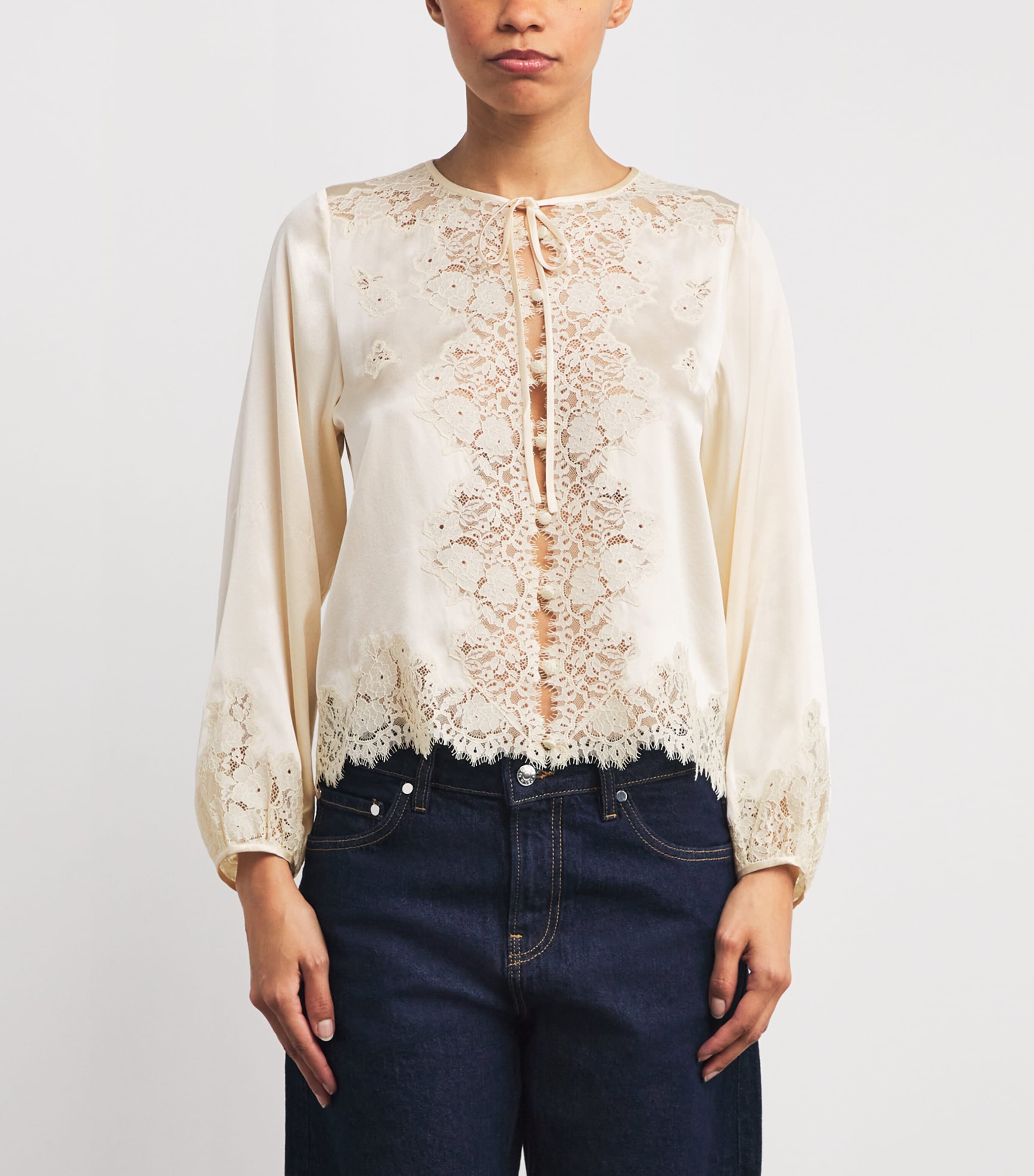 Silk Satin Lucine Top CANDLELIGHT Image 3