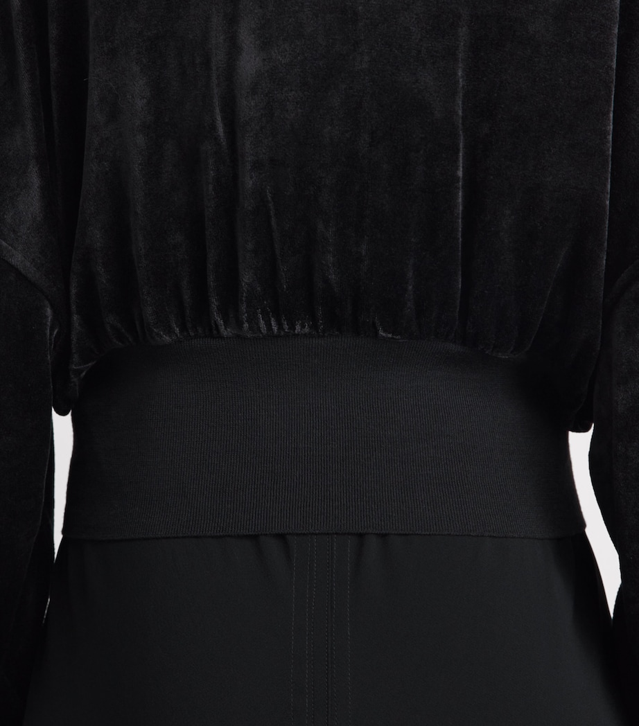Rick Owens Womens Flight Bomber Jacket Black Image 3