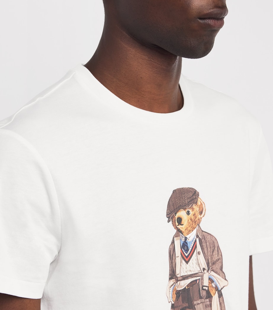 Cotton Heritage Polo Bear T-Shirt WHITE Image 6