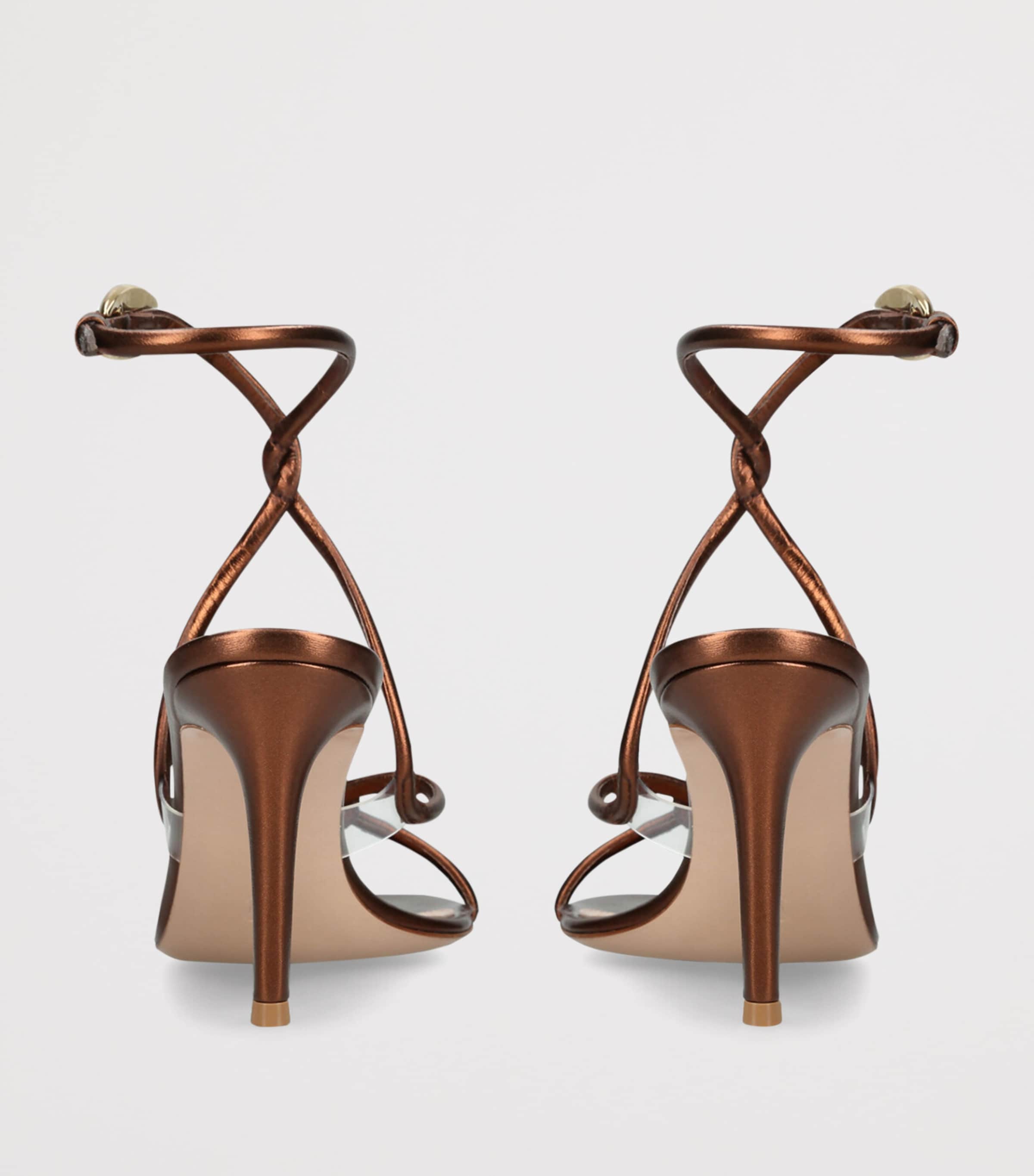 Black Mamba Heeled Sandals 85 BROWN Image 2