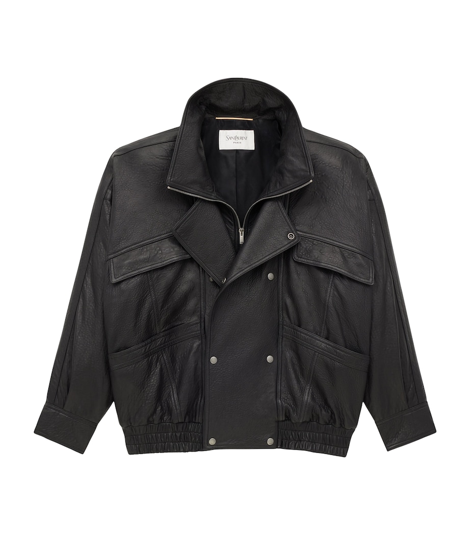 Leather Bomber Jacket 1000 Image 1