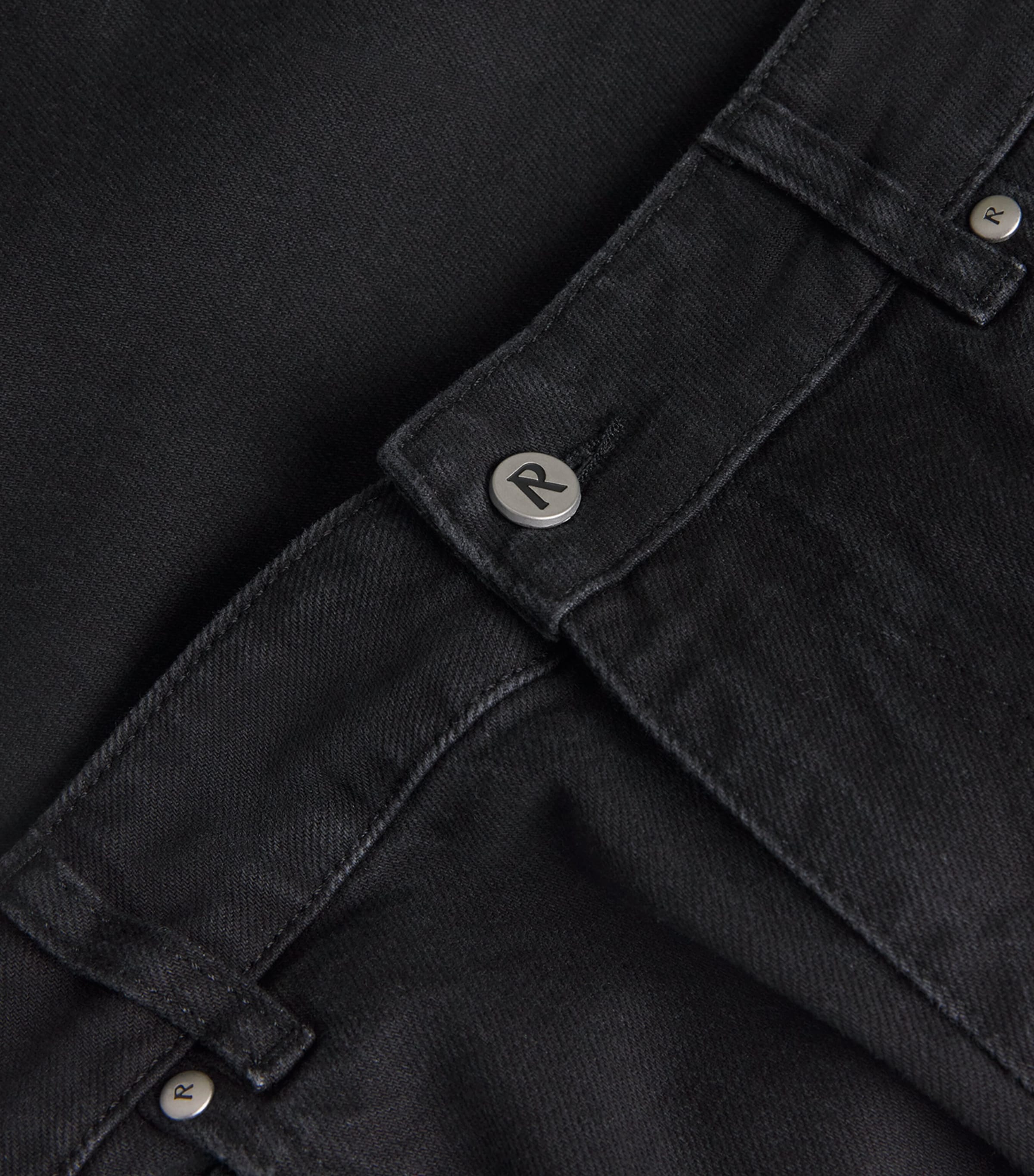 Relaxed Straight Jeans BLACK Image 5