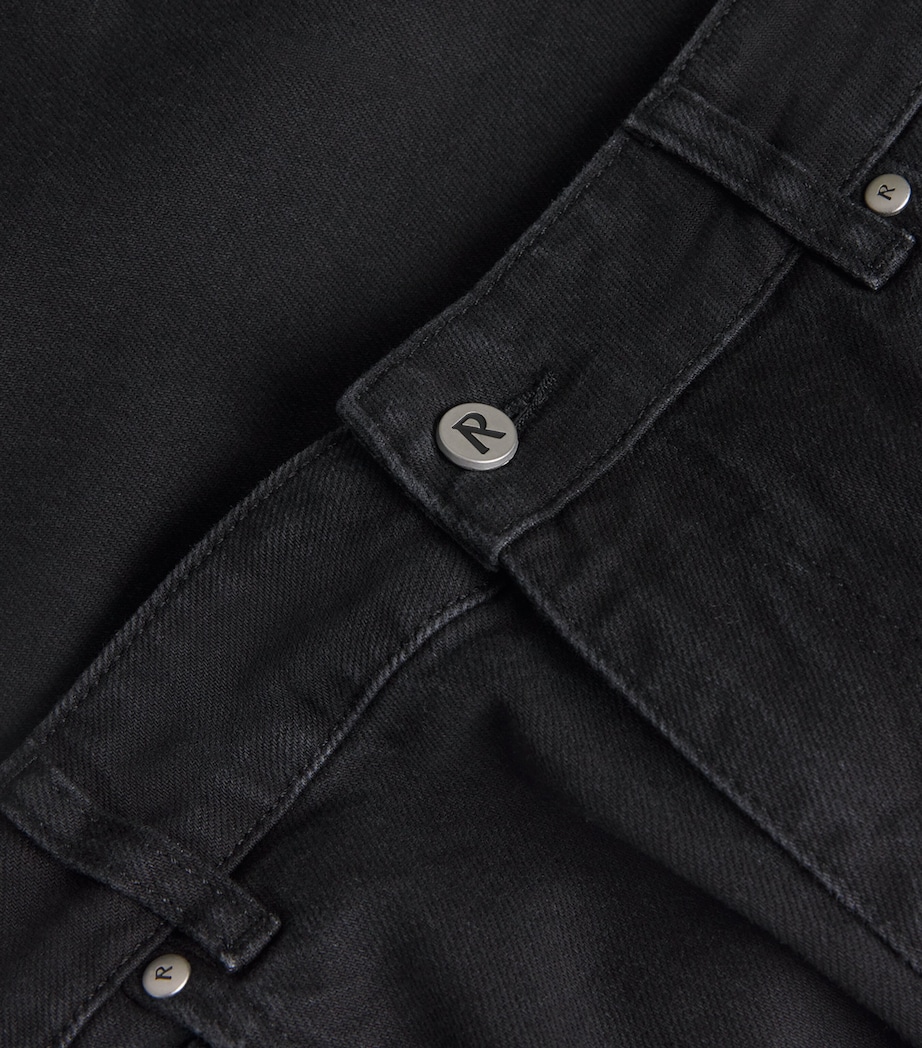 Relaxed Straight Jeans BLACK Image 5