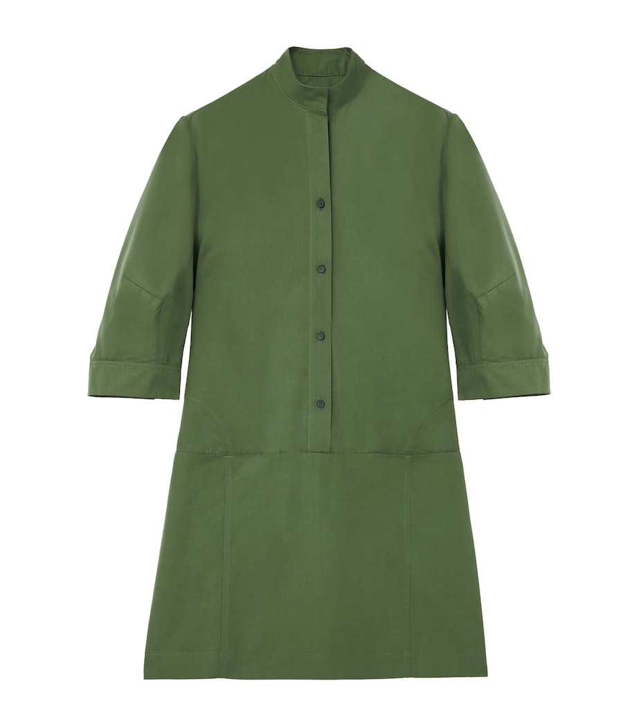 Cotton Poplin Mini Shirt Dress 3009 Image 1