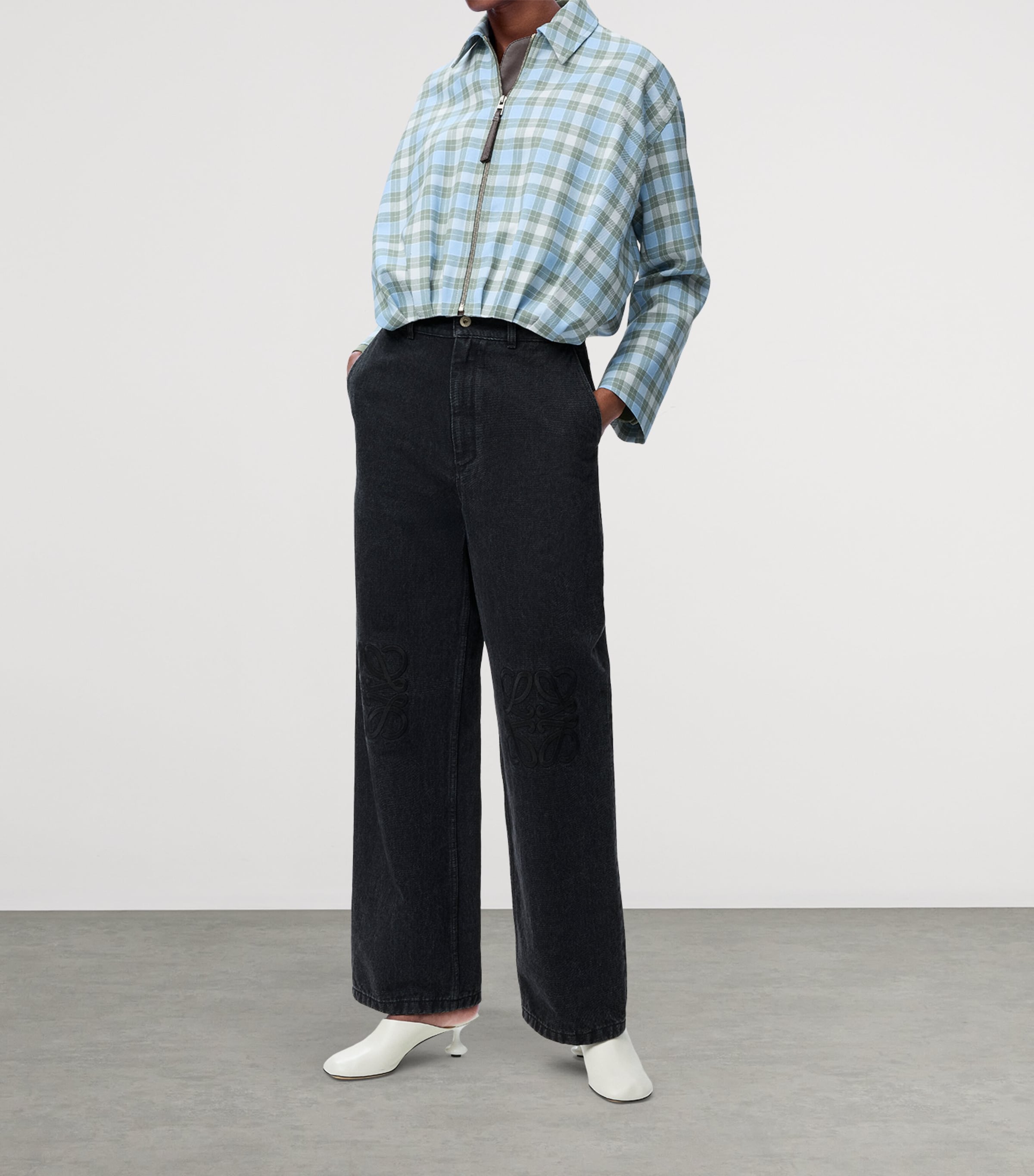 Anagram Baggy Jeans BLACK Image 3