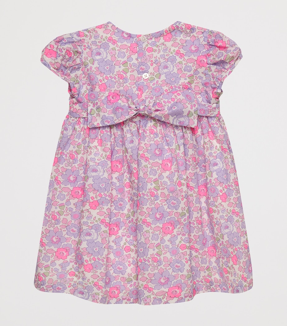 Trotters Cotton Floral Betsy Party Dress (3-24 Months) Lilac Betsy Image 2