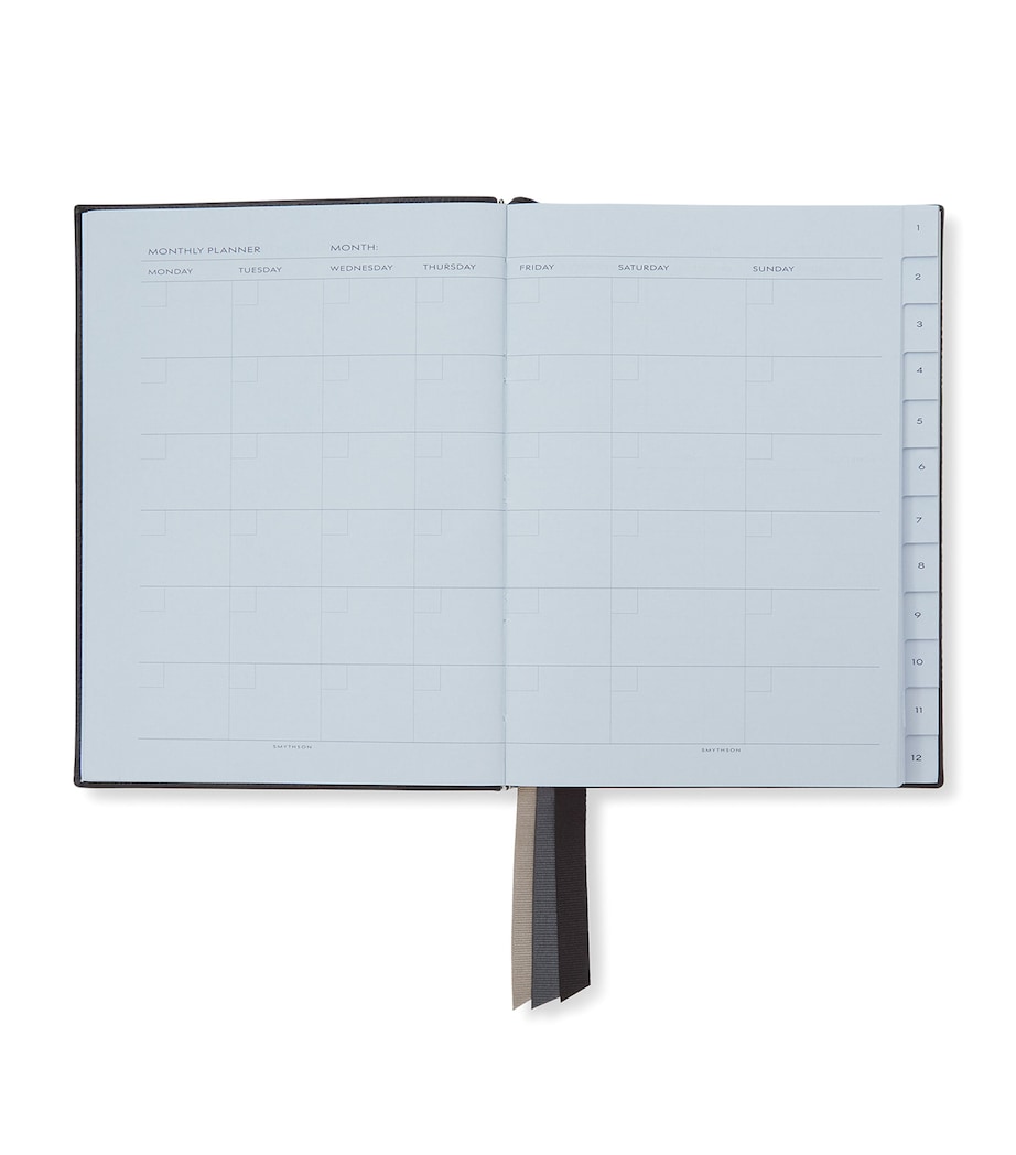 Leather Soho Planner BLACK Image 2