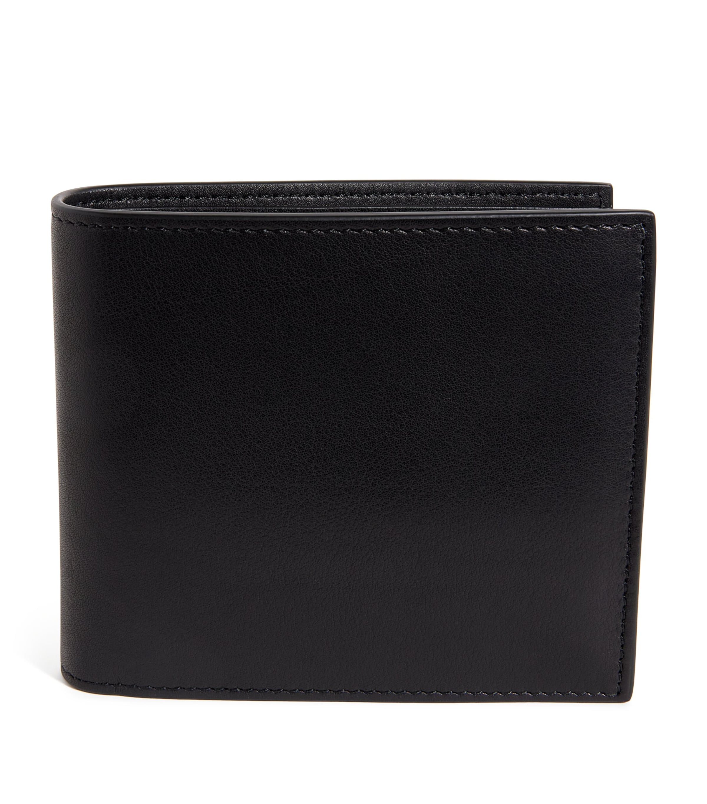 Leather Bifold Wallet BLACK Image 1