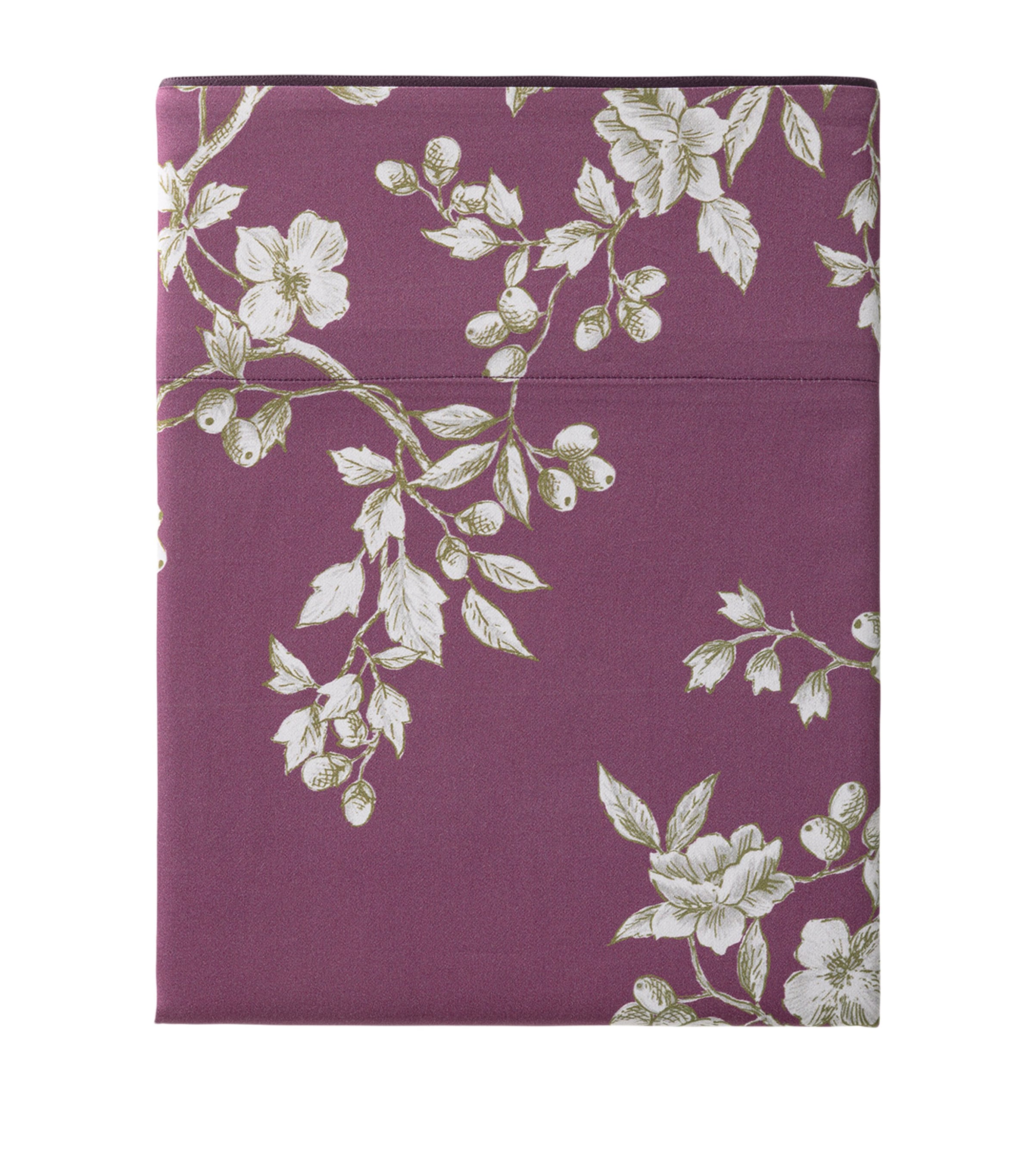 Organic Cotton Vivienne Oxford Square Pillowcase (65cm x 65cm) PURPLE Image 2
