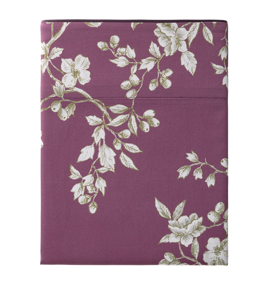 Organic Cotton Vivienne Oxford Square Pillowcase (65cm x 65cm) PURPLE Image 2