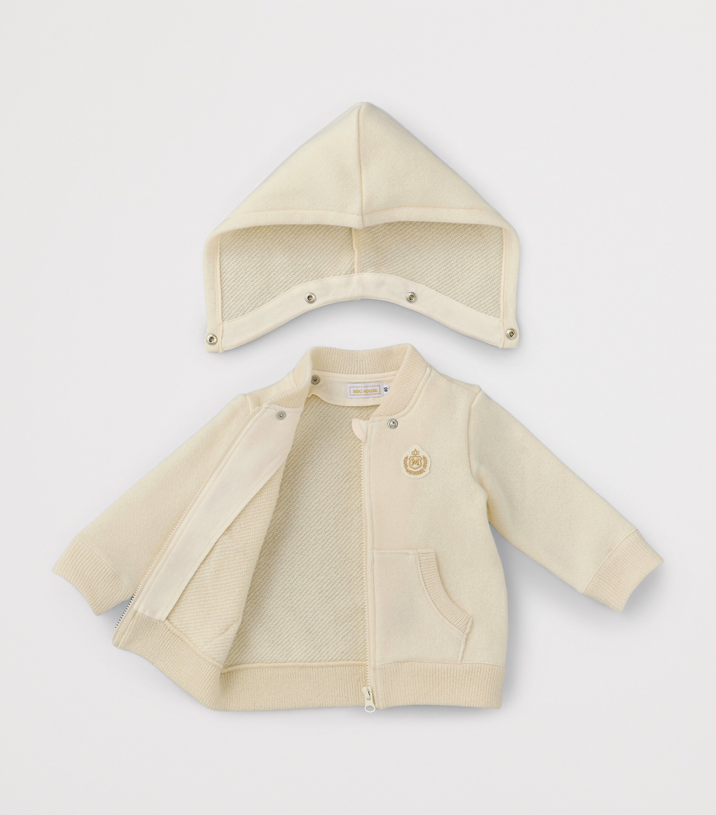 Cashmere Hooded Jacket (2-7 Years) 1 Image 2