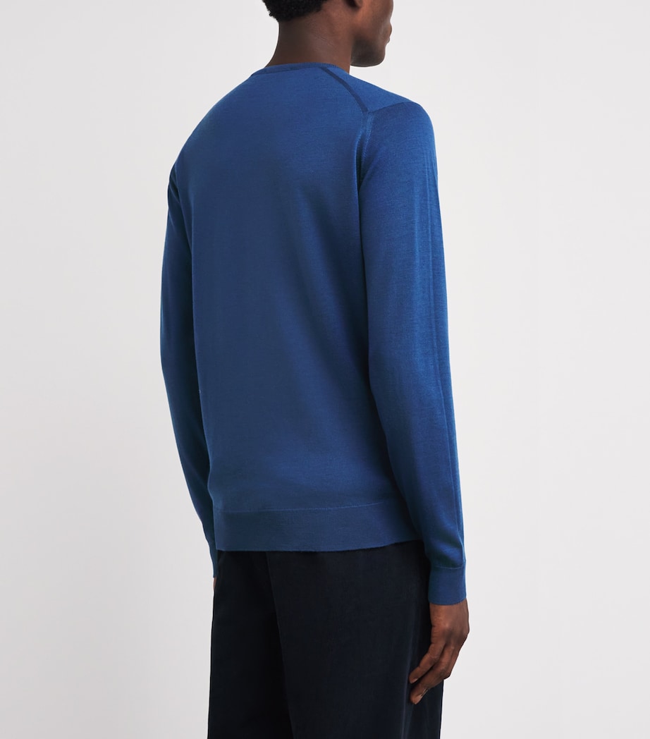 Merino Wool Sweater CHARLES BLUE Image 4