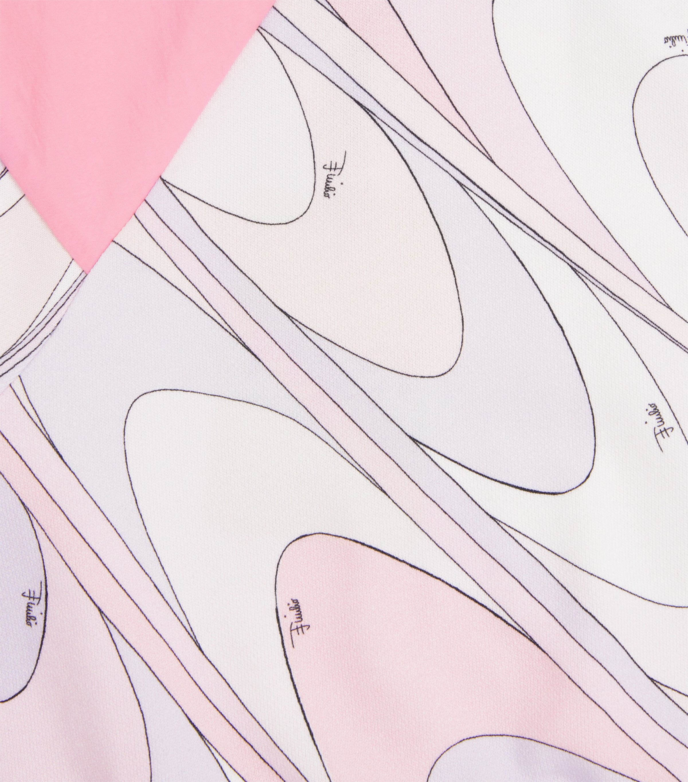 Cotton Swirl Sweatshirt (4-13 Years) 508LIROSA/LILLA Image 4