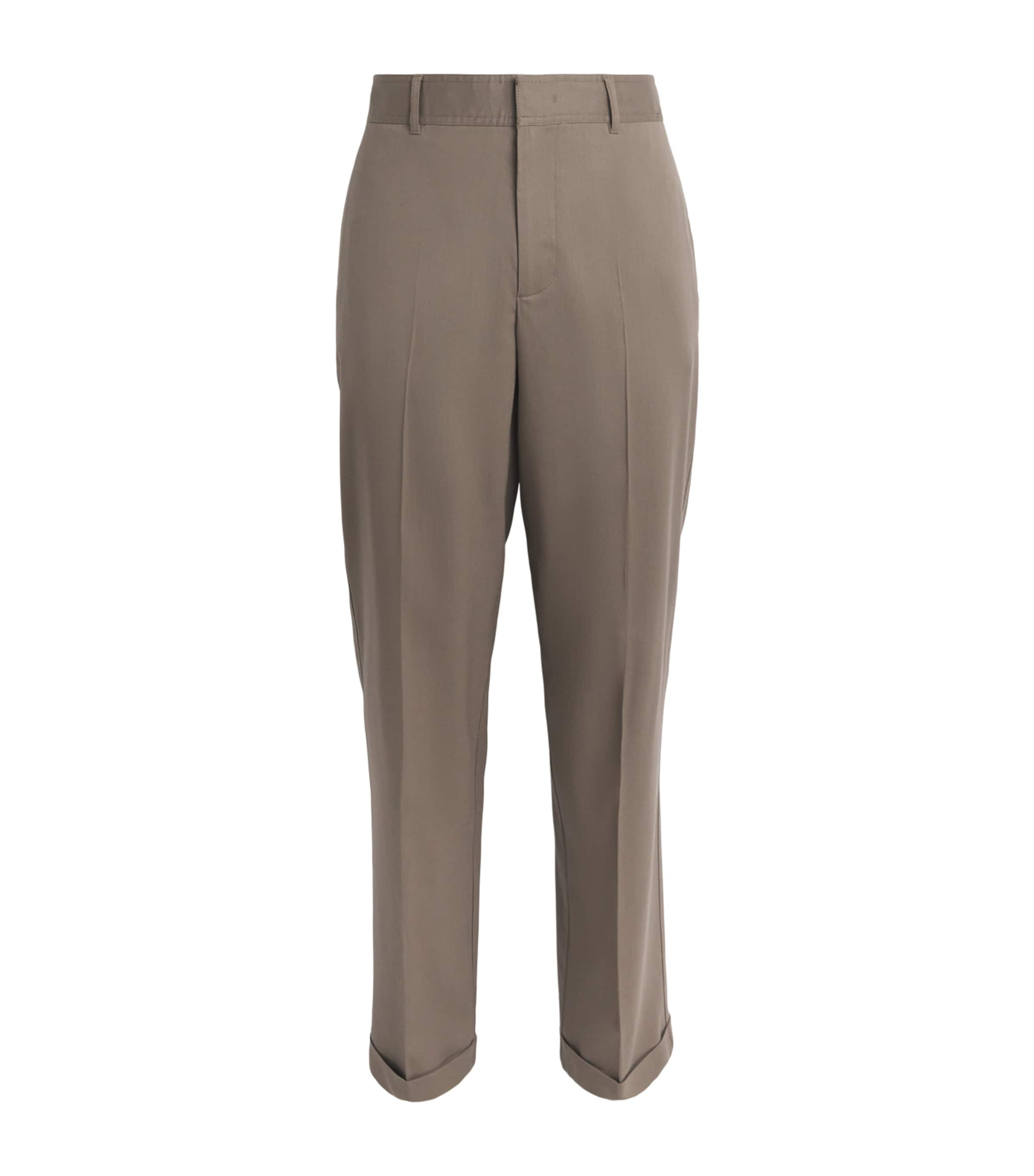 Stretch-Virgin Wool Trousers U6189 Image 1