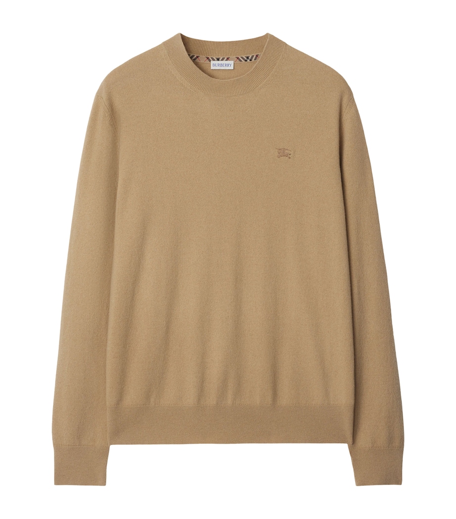 Cashmere-Blend EKD Slim Sweater FLAX Image 1