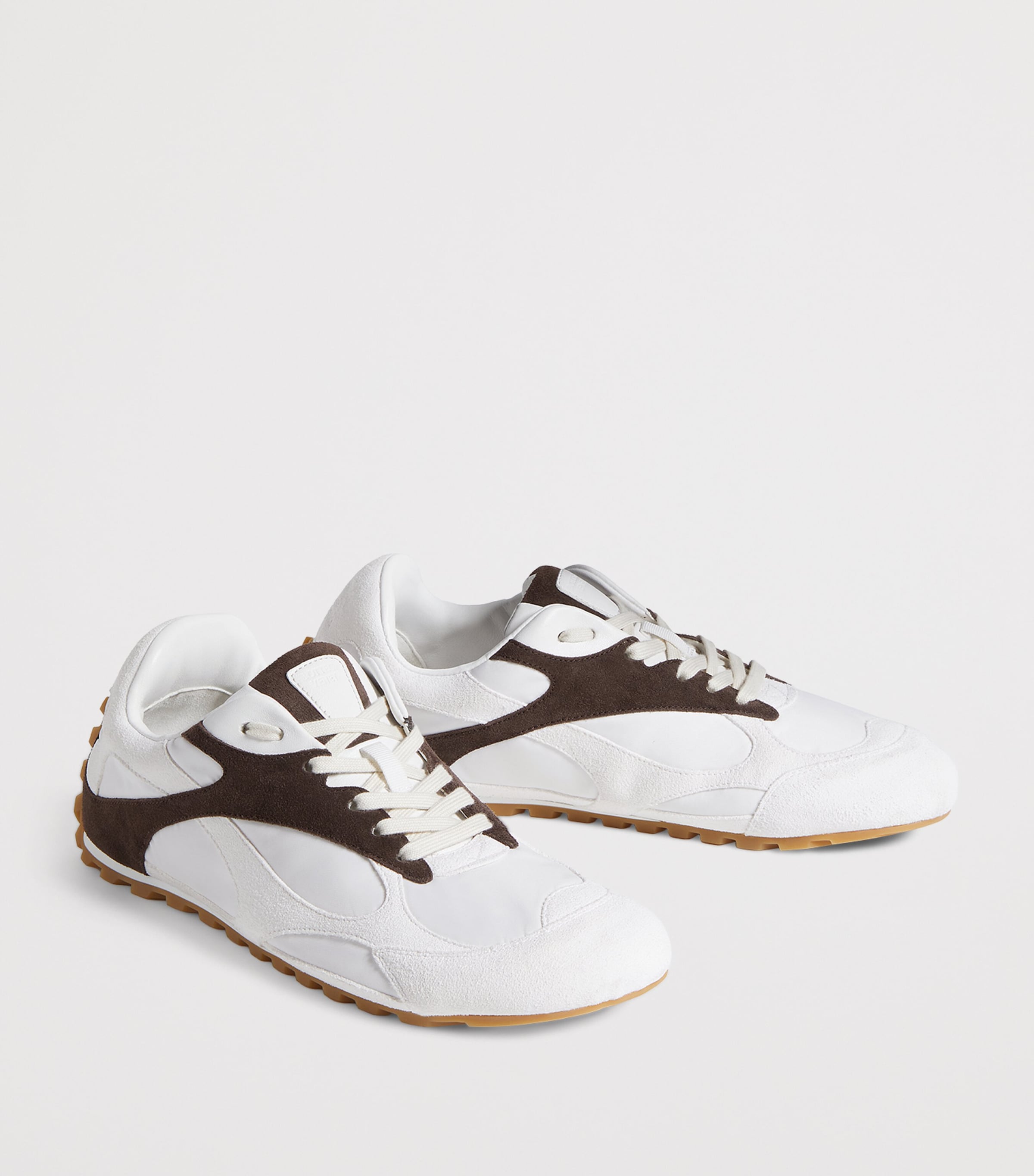 Bottega Veneta Suede-Panel Sneakers Image 3