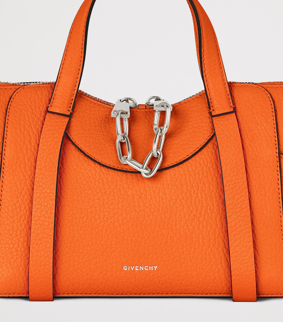 Givenchy Small Leather Snatch Top-Handle Bag Image 5