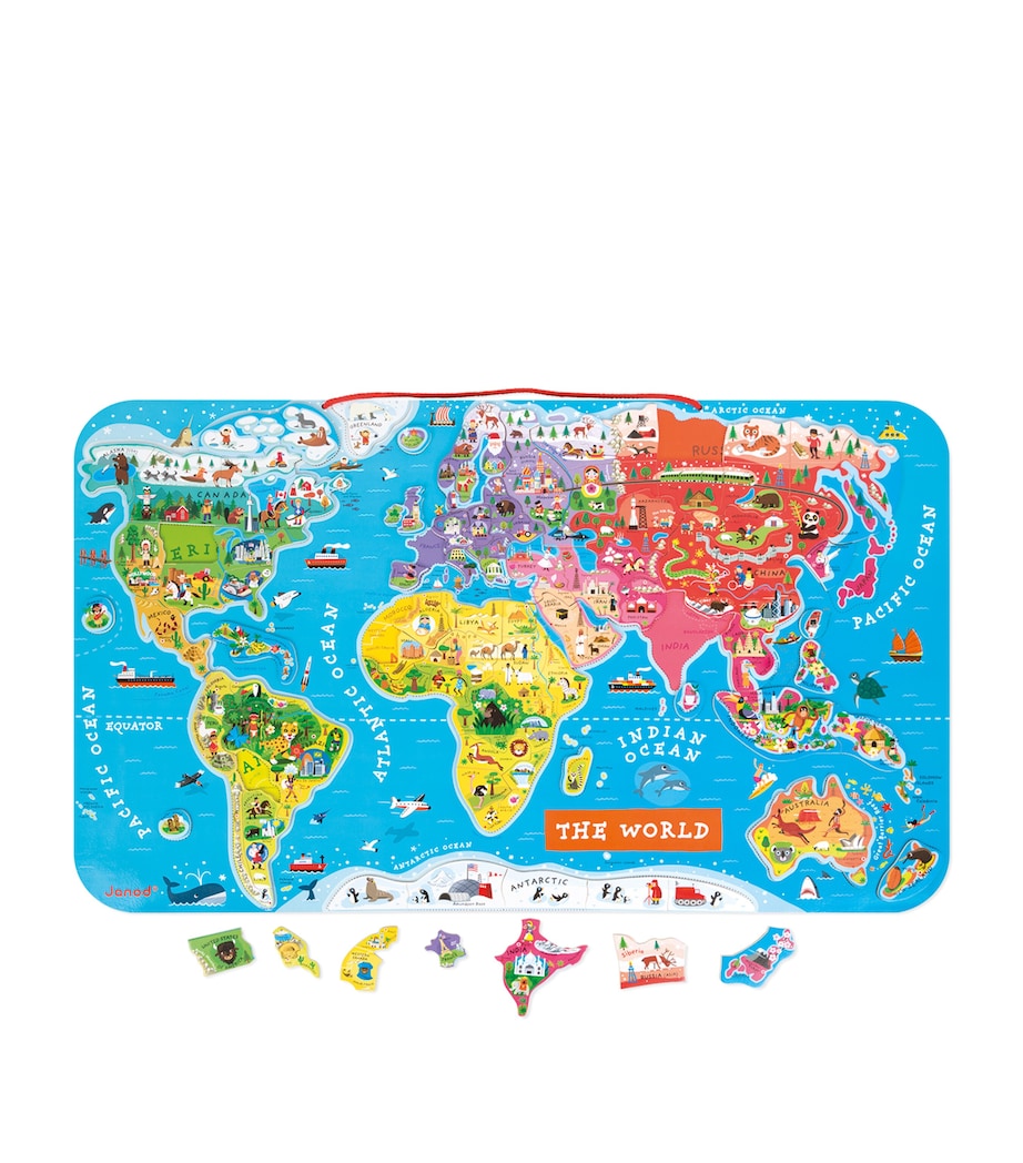 Magnetic World Map Puzzle MULTI Image 1
