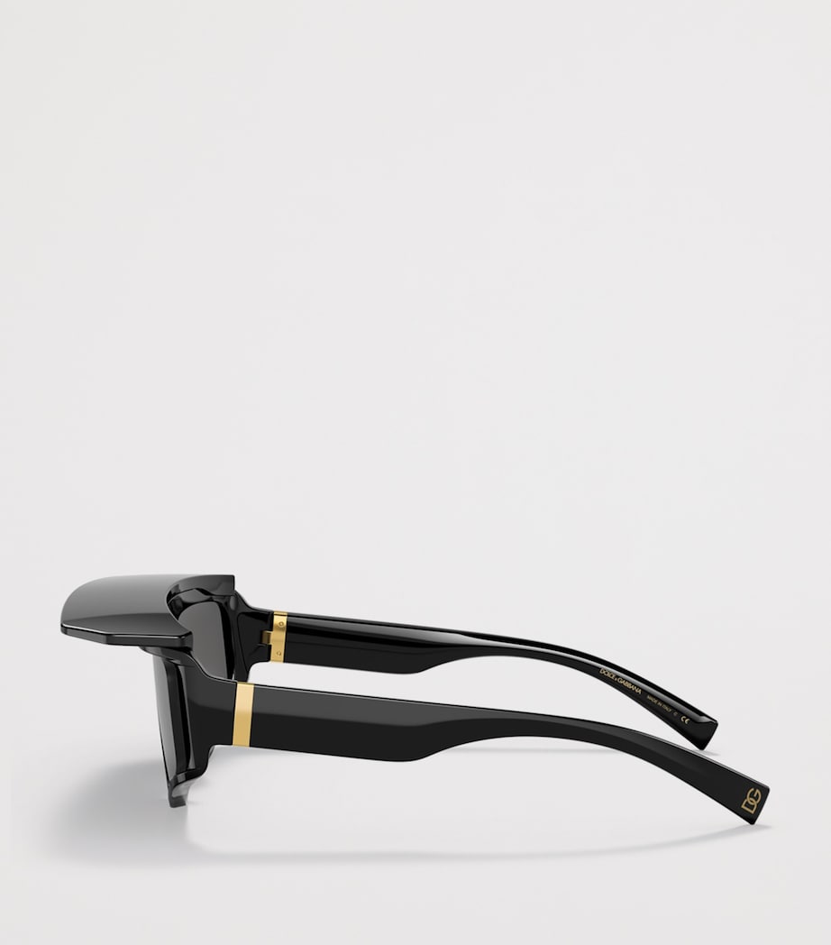 Dolce&Gabbana Nylon Rectangle Sunglasses Image 3