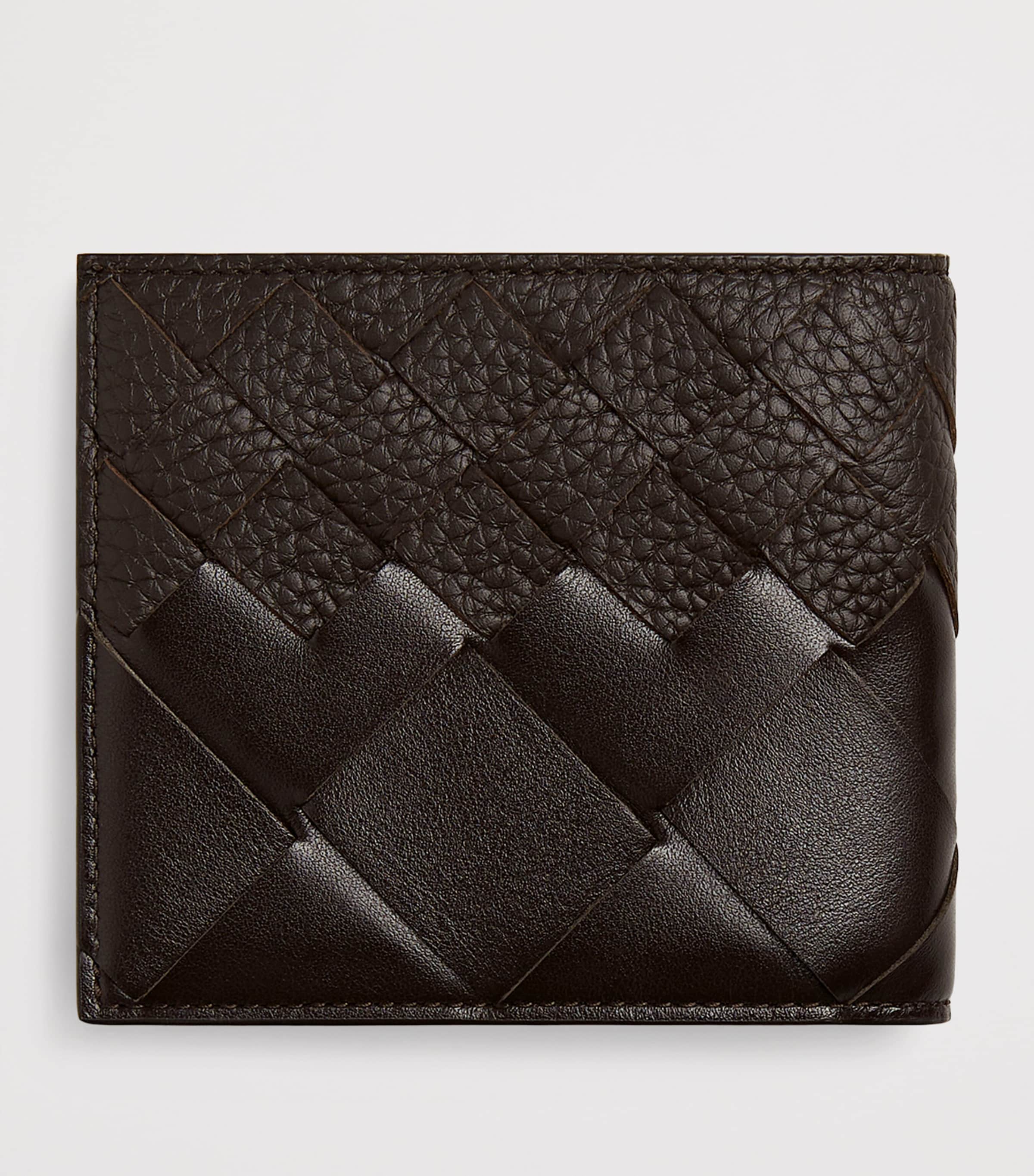 Leather Intrecciato Bifold Wallet 2145 Image 3
