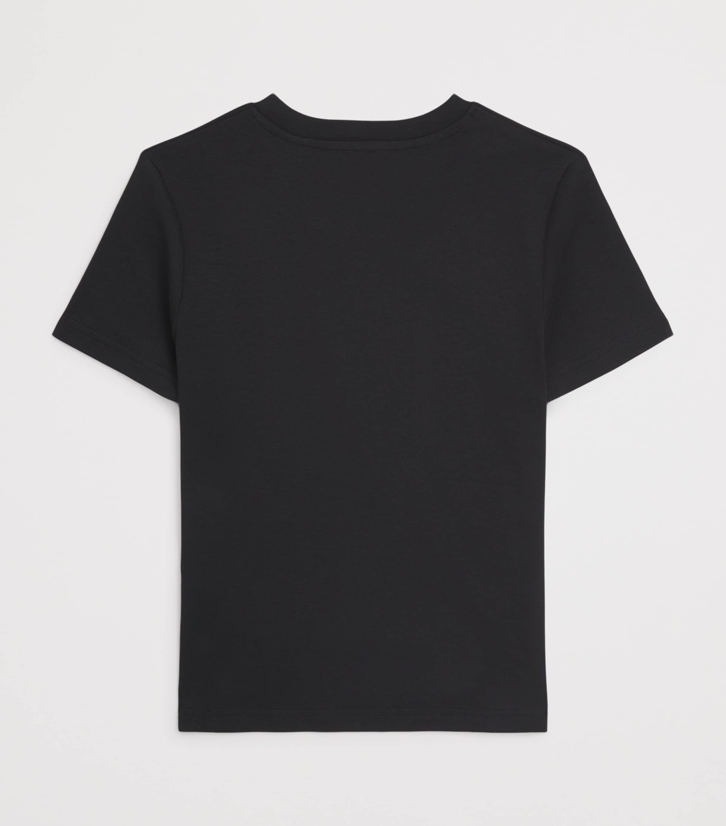 Cotton Logo Embroidered T-Shirt (4-12+ Years) H31122/09BBLACK Image 2