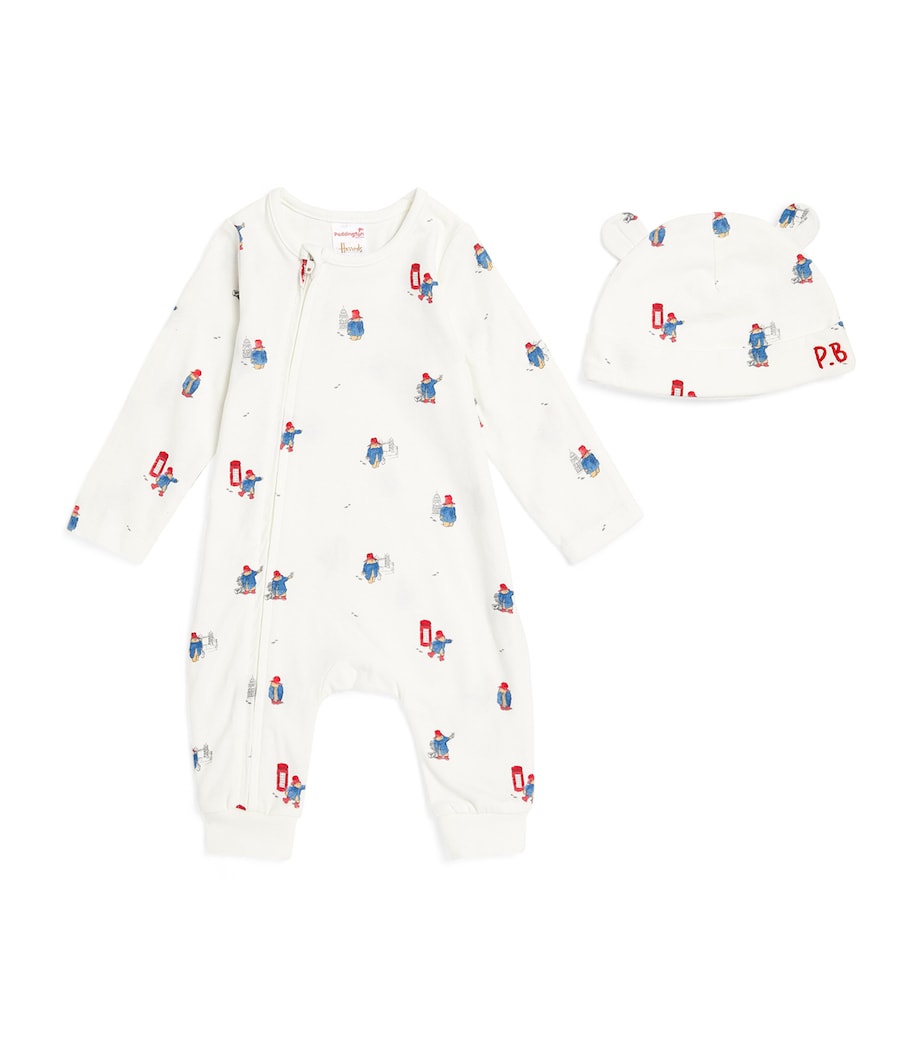 Paddington All-In-One and Hat Set WHITE Image 1