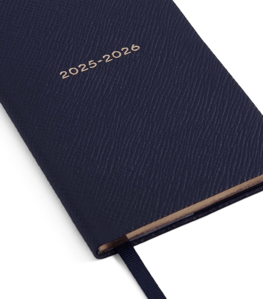 Smythson Panama Leather Weekly Diary 2025 Navy Image 5