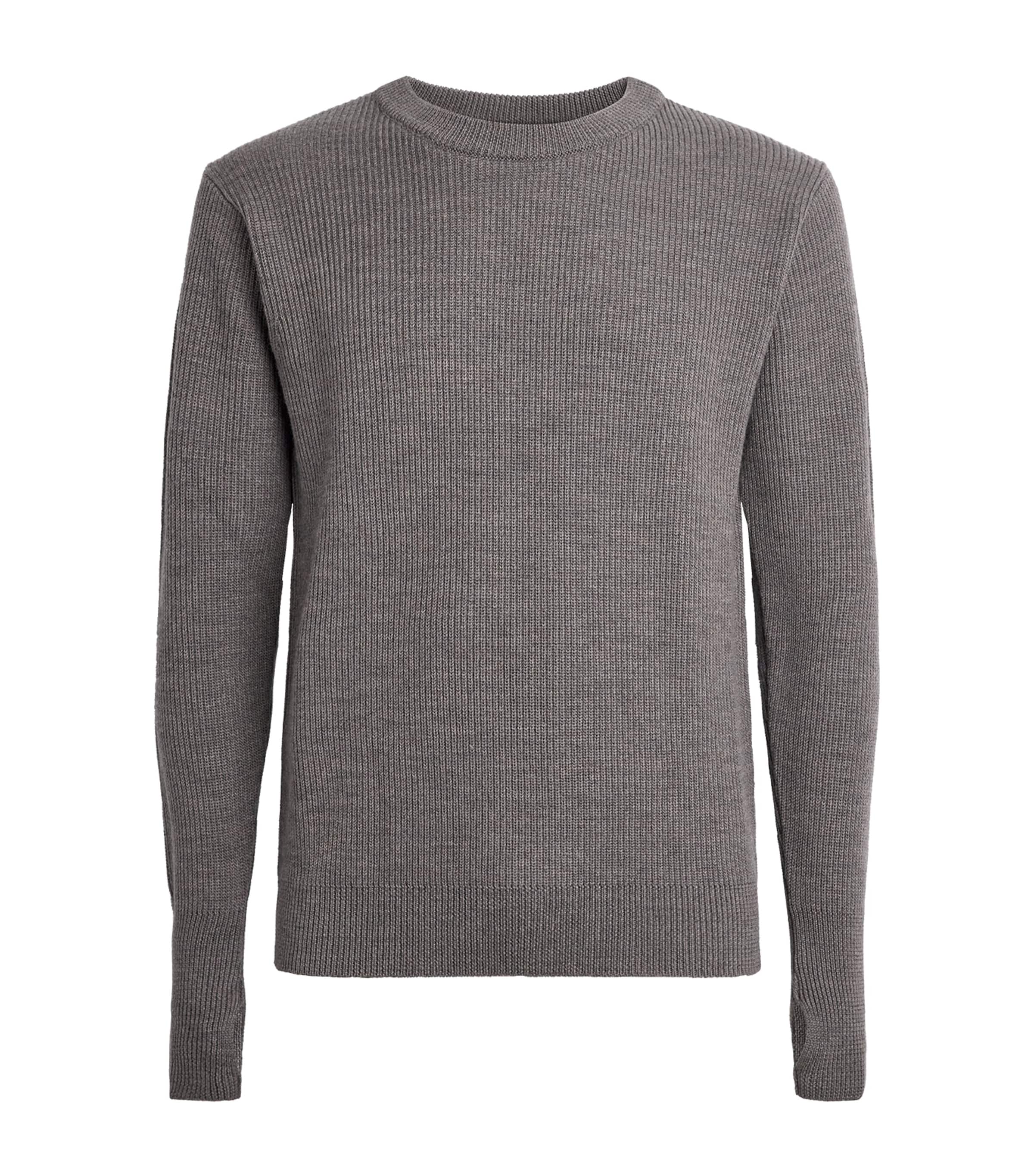 Barena Venezia Virgin Wool Crew-neck Sweater In Gray