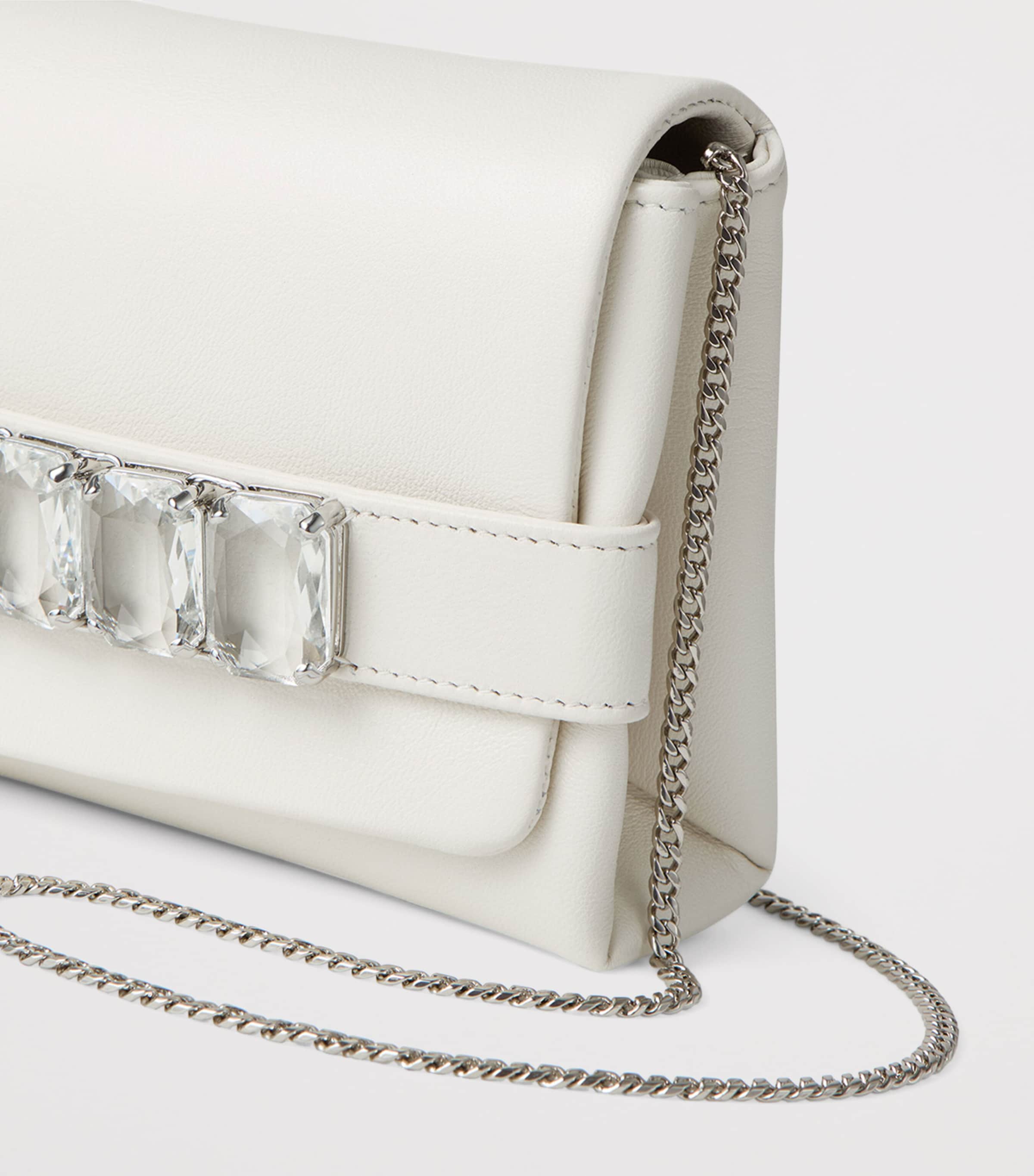 Kya Clutch Bag LATTE/CRYSTAL Image 3