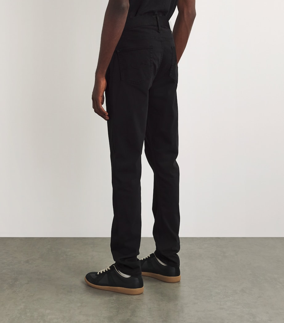 Slimmy Tapered Luxe Performance Plus Jeans BLACK Image 4