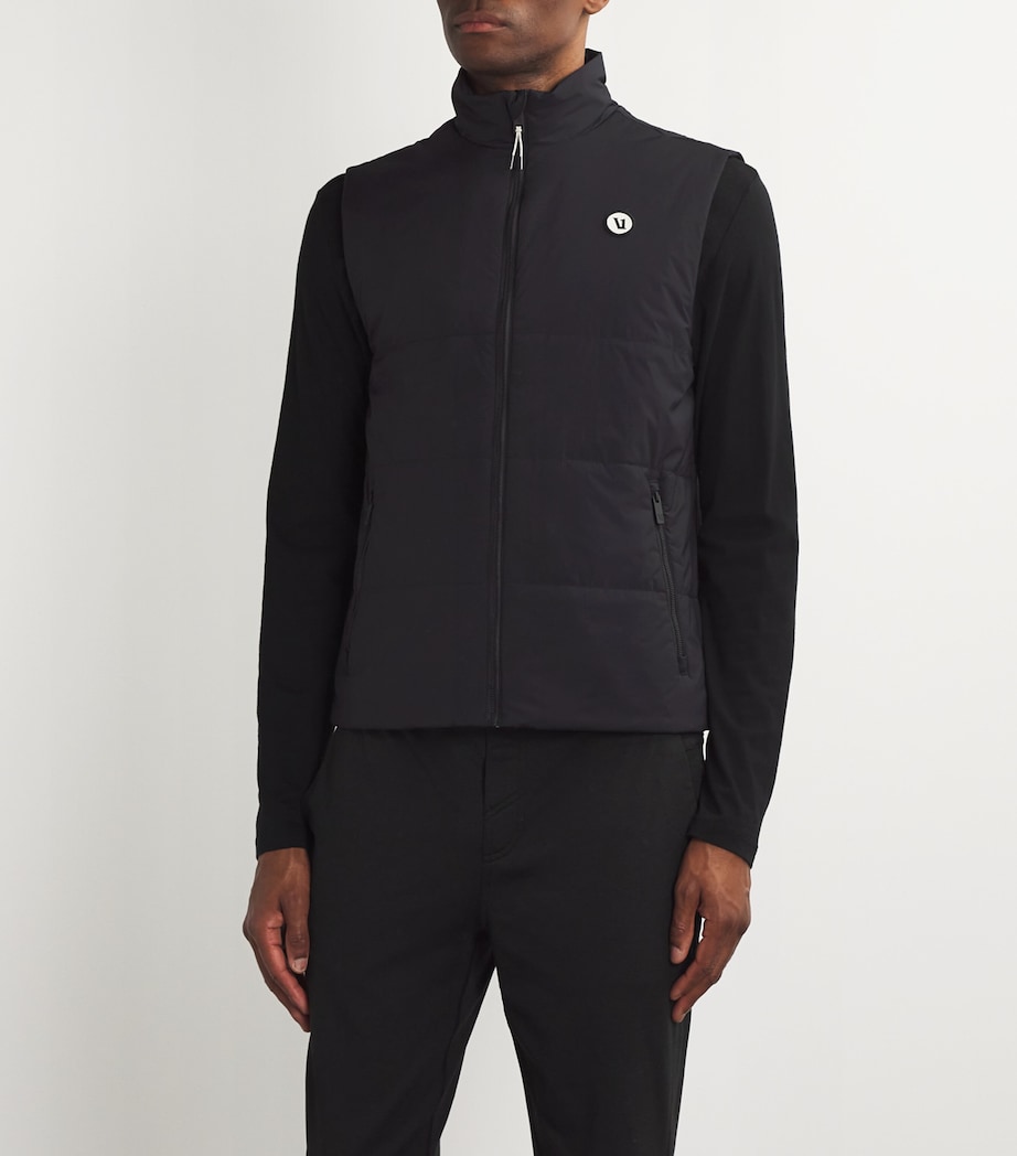 VUORI Mens Echo Gilet Black Blk Image 3