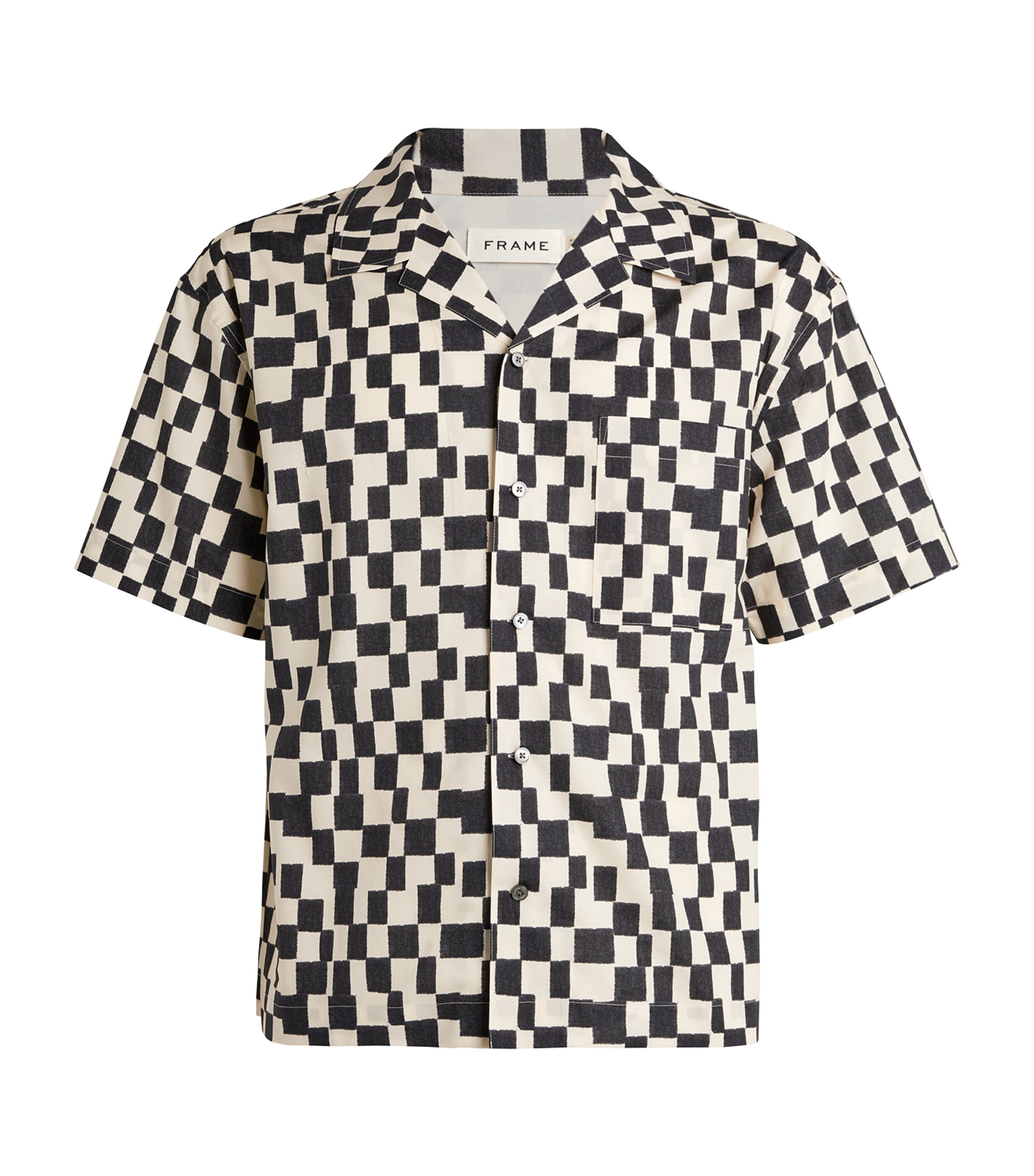 Frame Short-sleeve Check Shirt